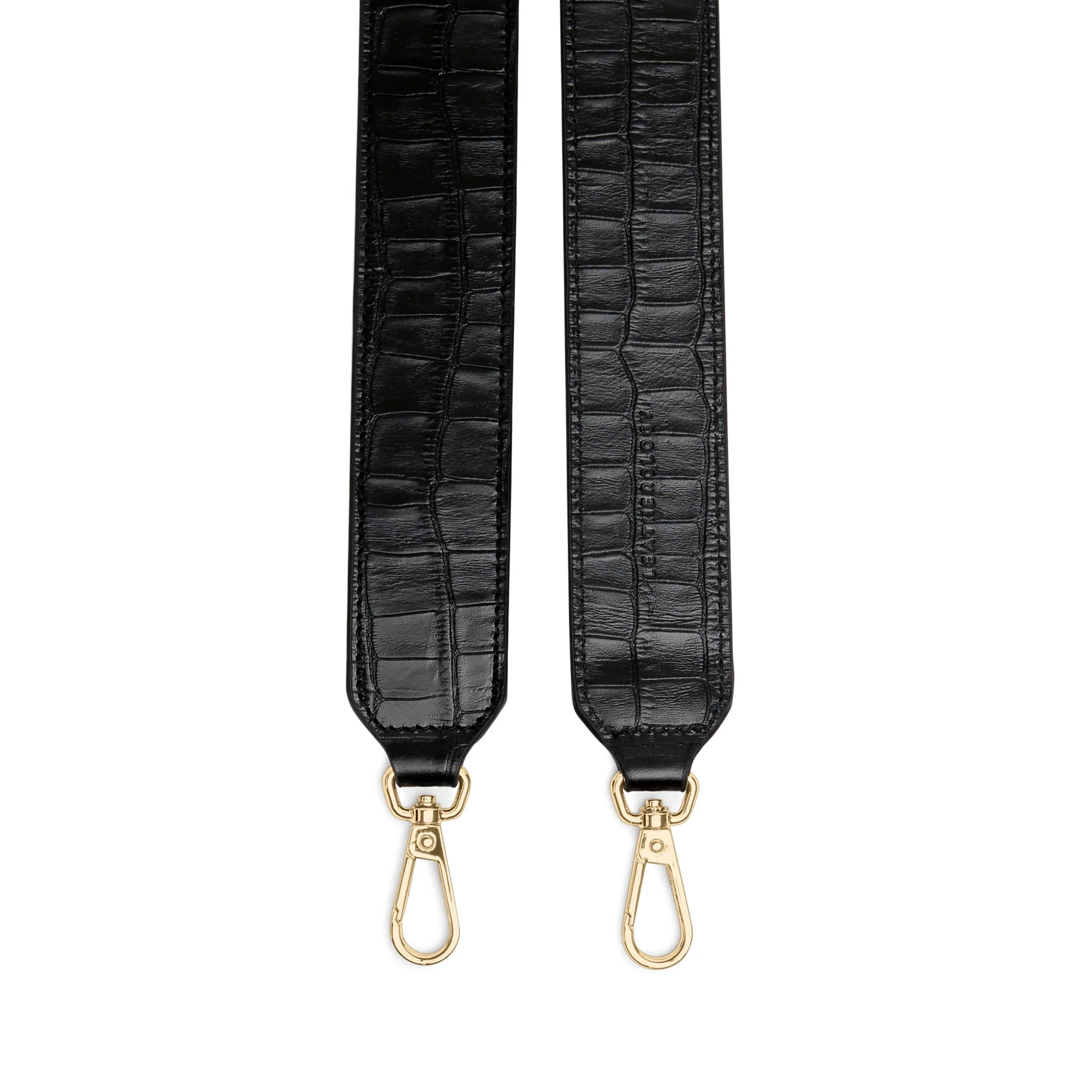 Guitar Short Strap Black Croc - Image 3