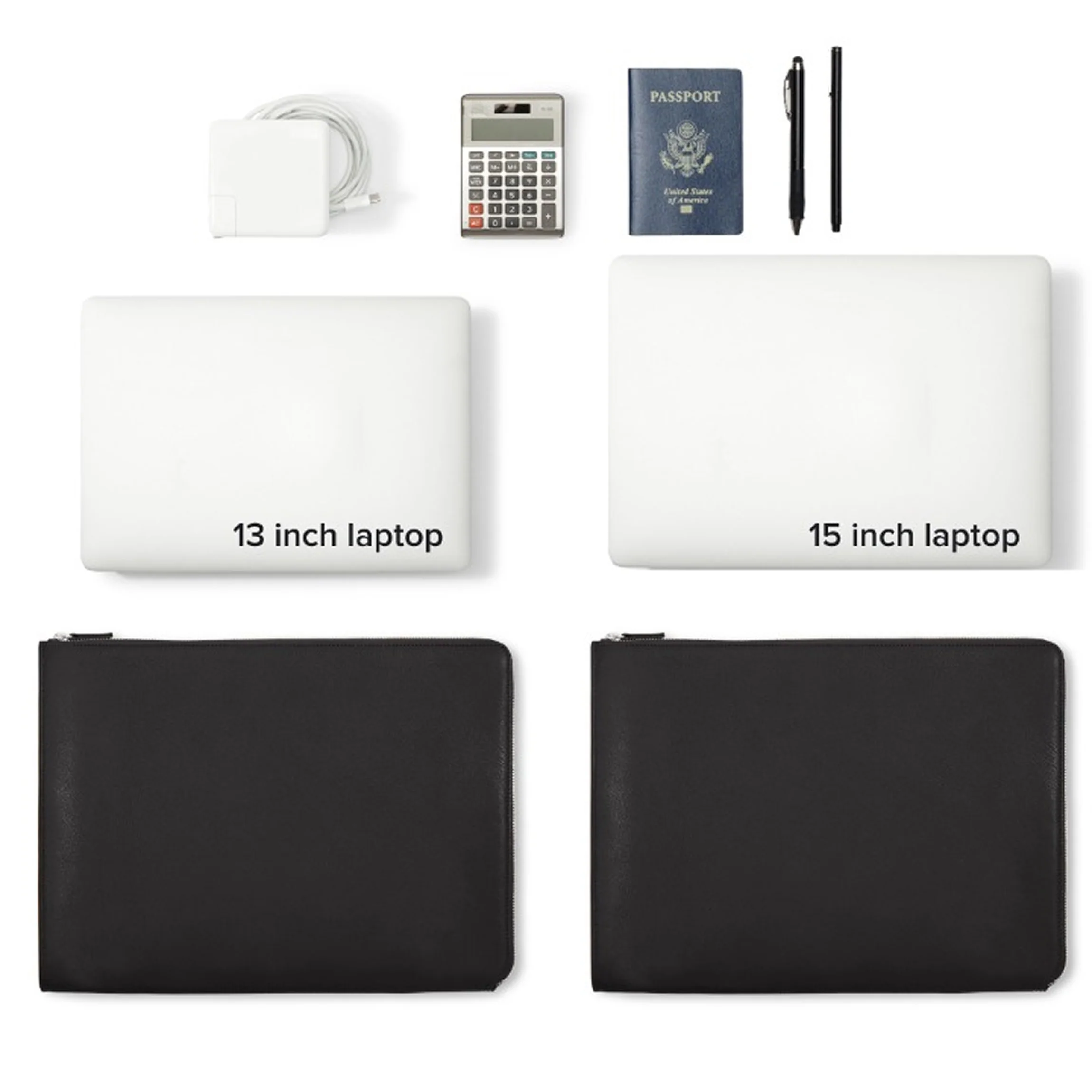 Gusseted Document and Laptop Holder Black Onyx - Image 3