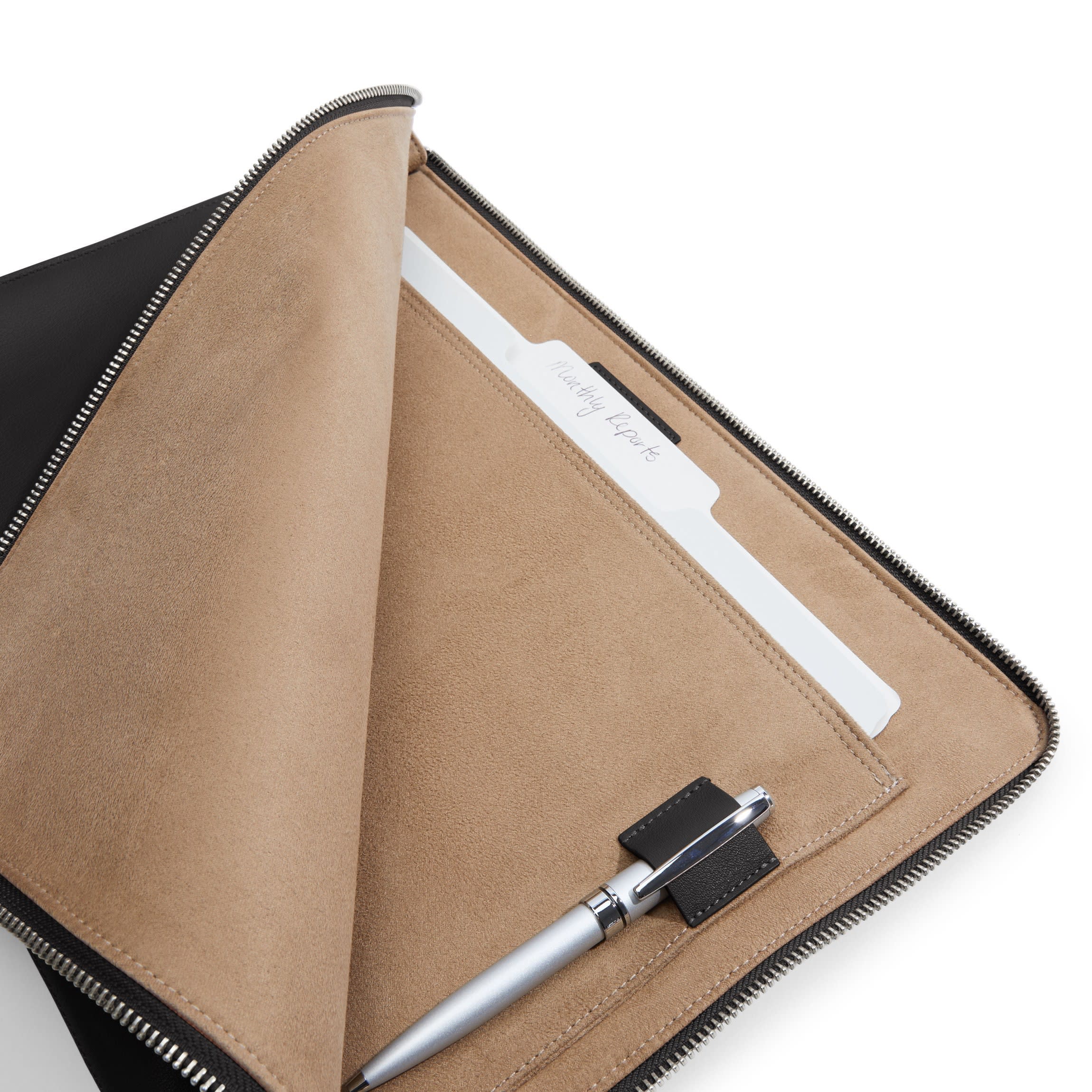 Gusseted Document and Laptop Holder Black Onyx - Image 4
