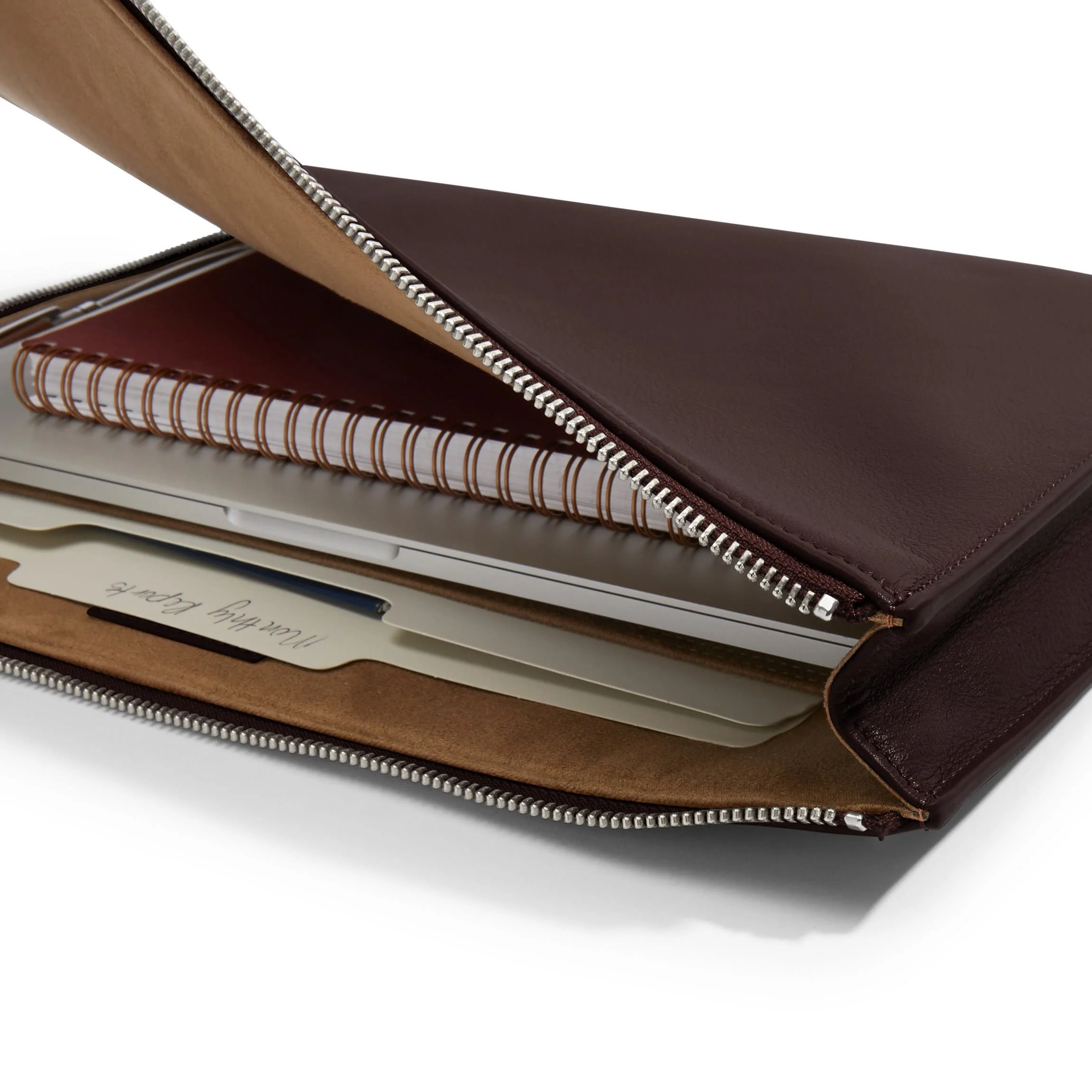 Gusseted Document and Laptop Holder Brown - Image 5