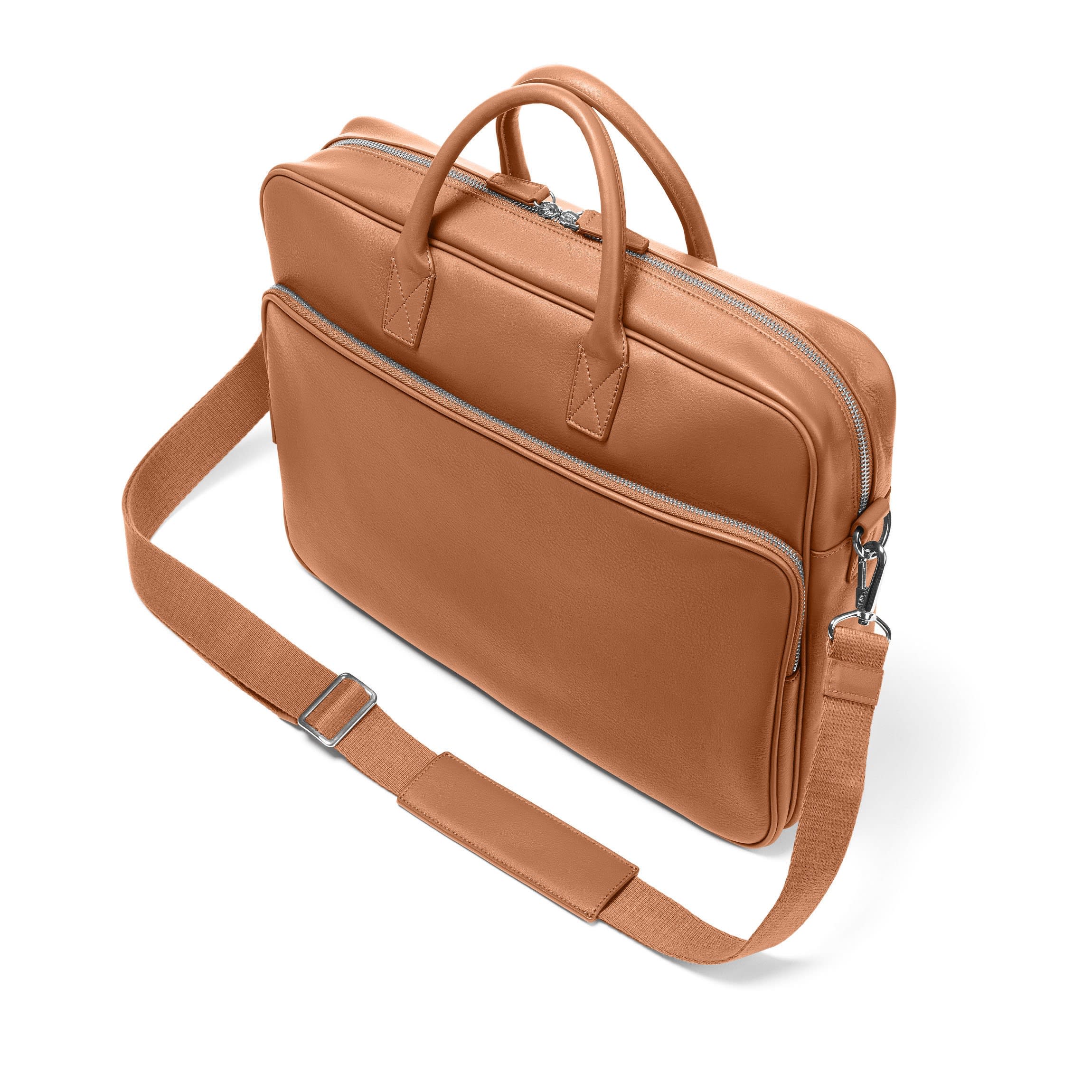Henderson Laptop Brief Bag Cognac - Image 2
