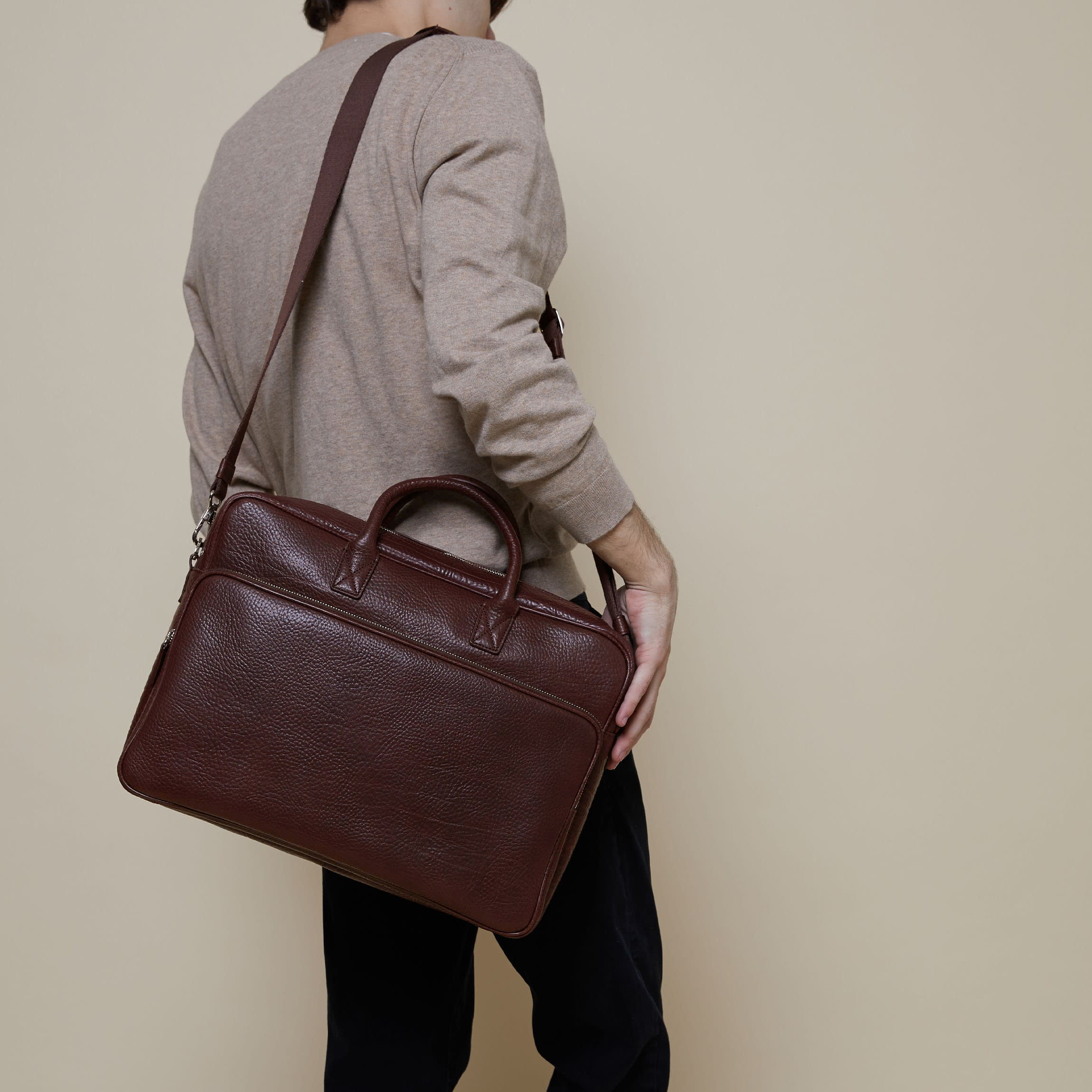 Henderson Laptop Brief Bag Espresso - Image 3