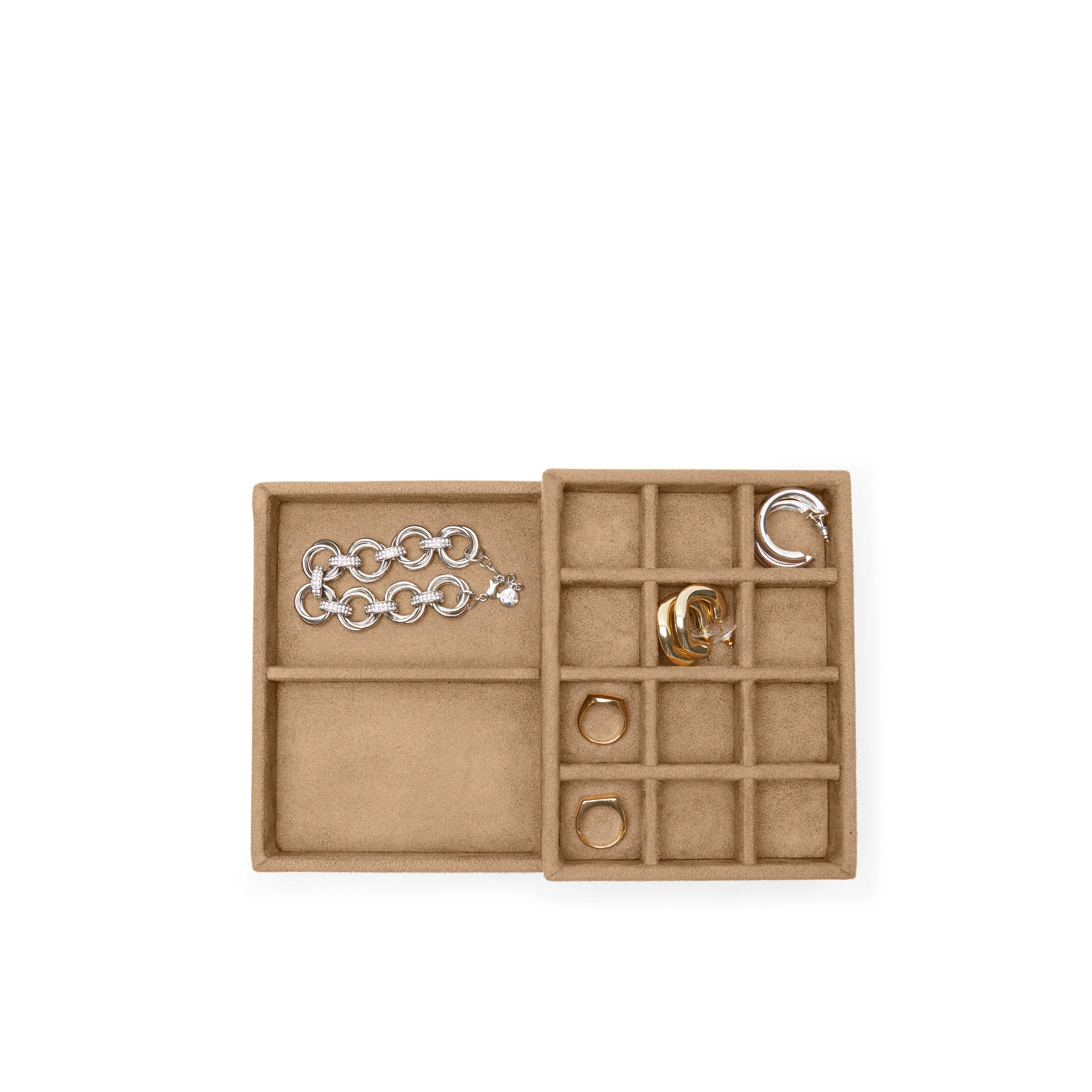 Jewelry Insert Set Tan Microsuede - Image 4