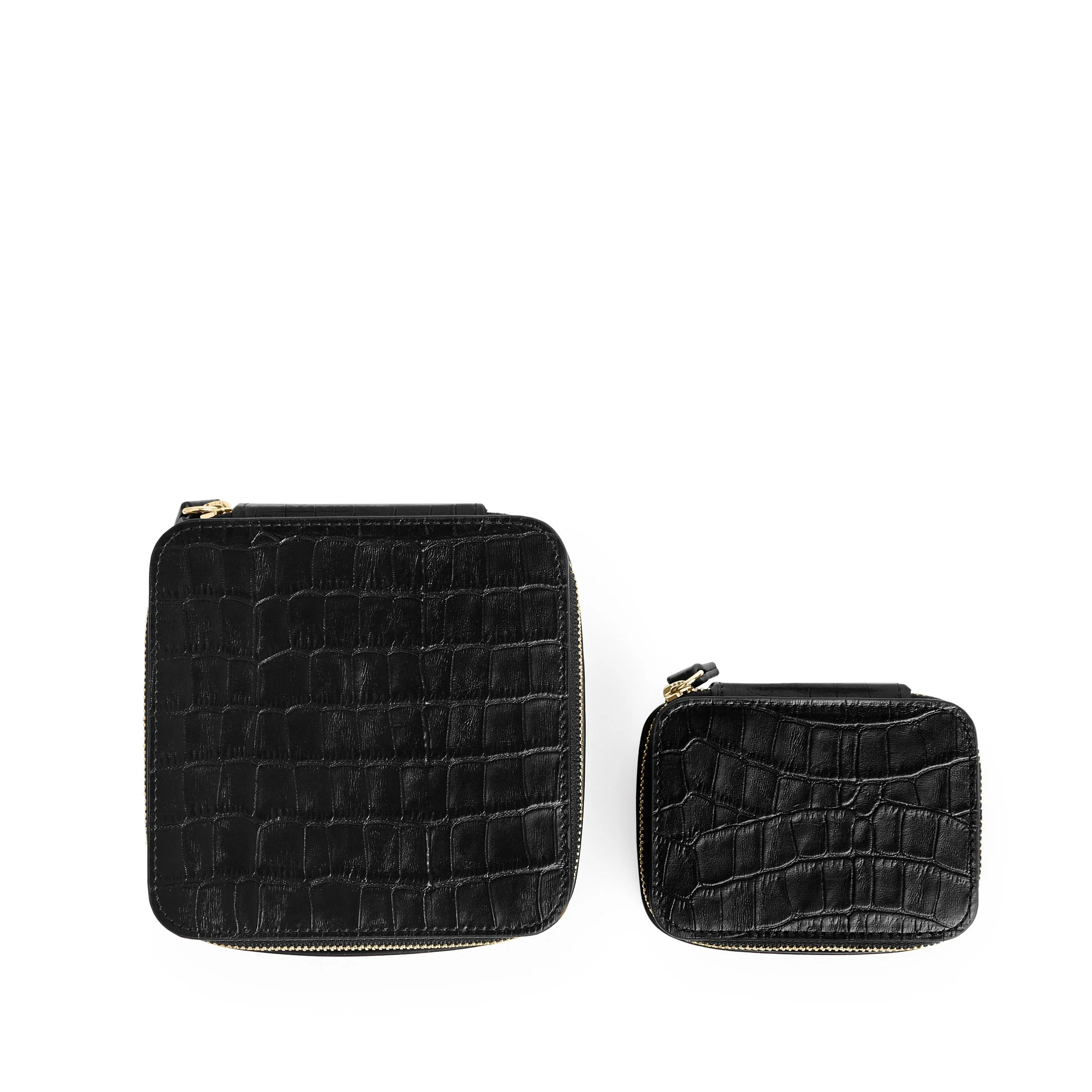 Jewelry Organizer Set Black Croc - Image 5
