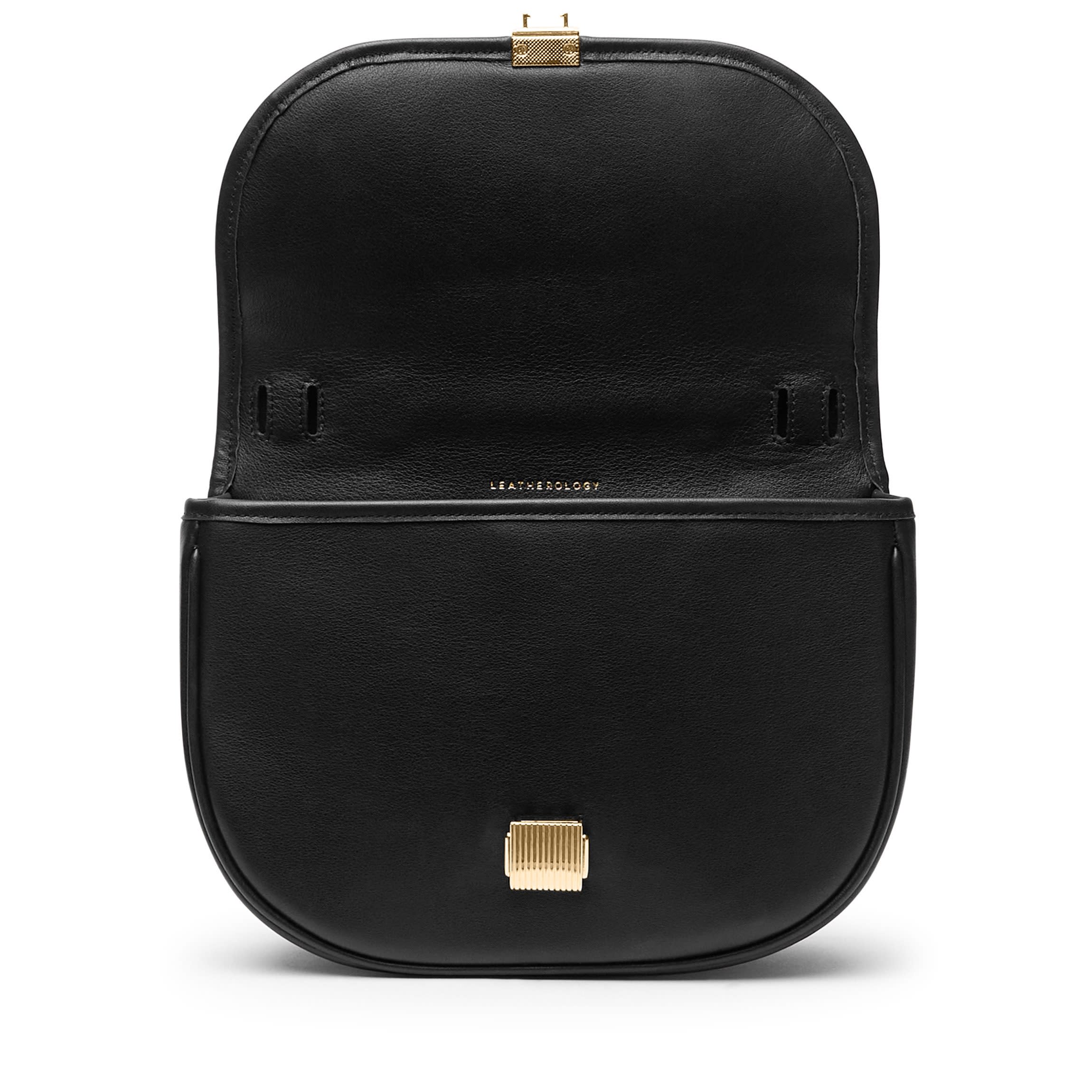 Katy Medium Saddle Bag Black Onyx - Image 3