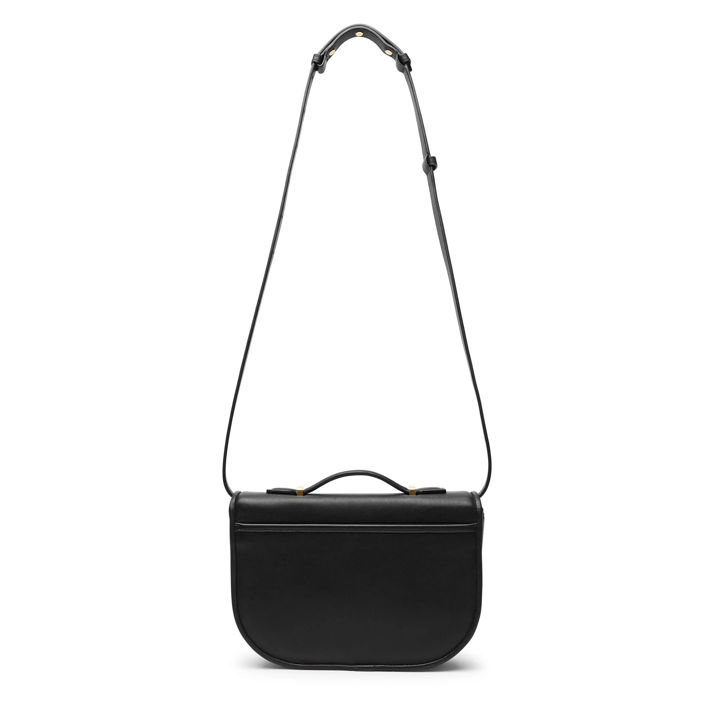 Katy Medium Saddle Bag Black Onyx - Image 5
