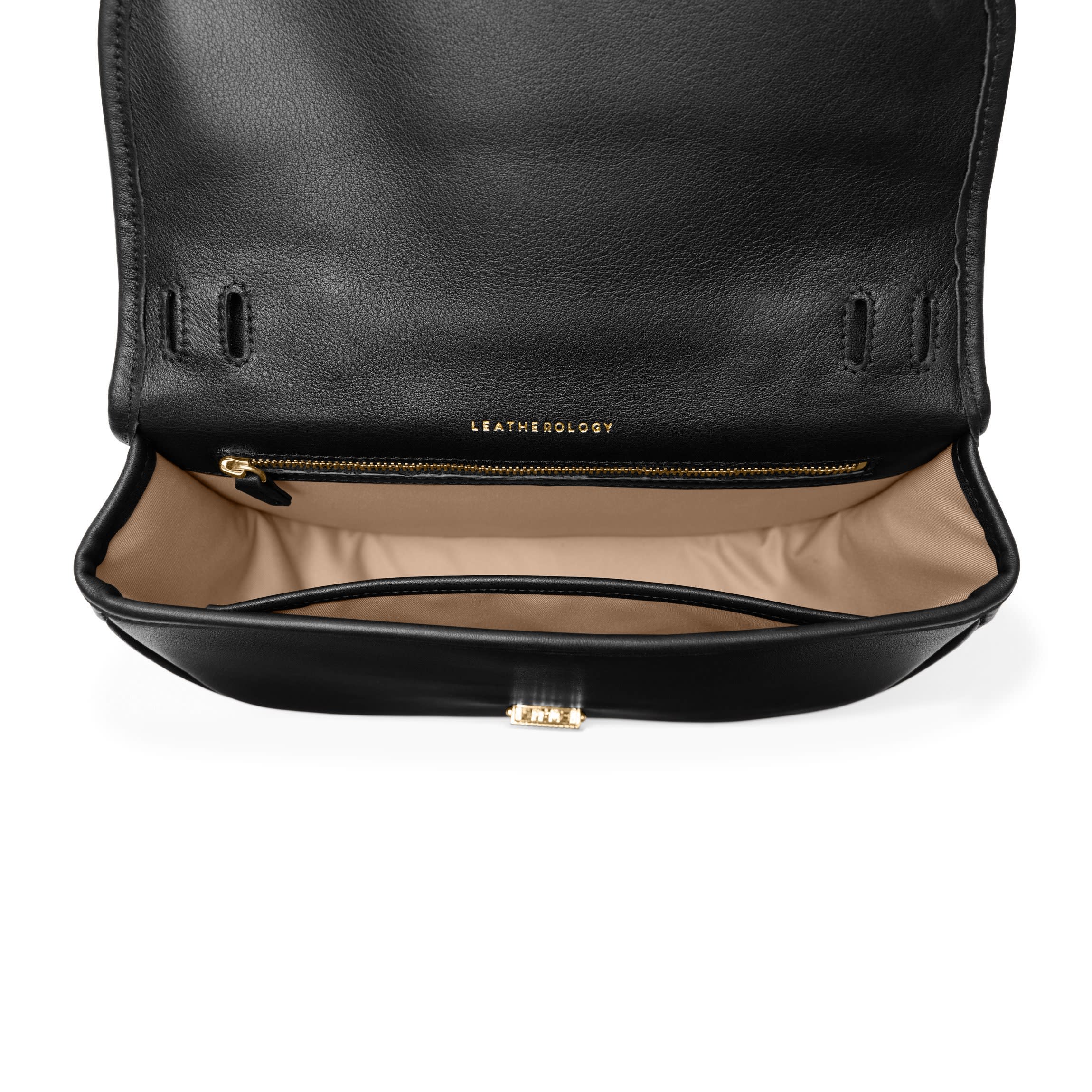 Katy Medium Saddle Bag Black Onyx - Image 6