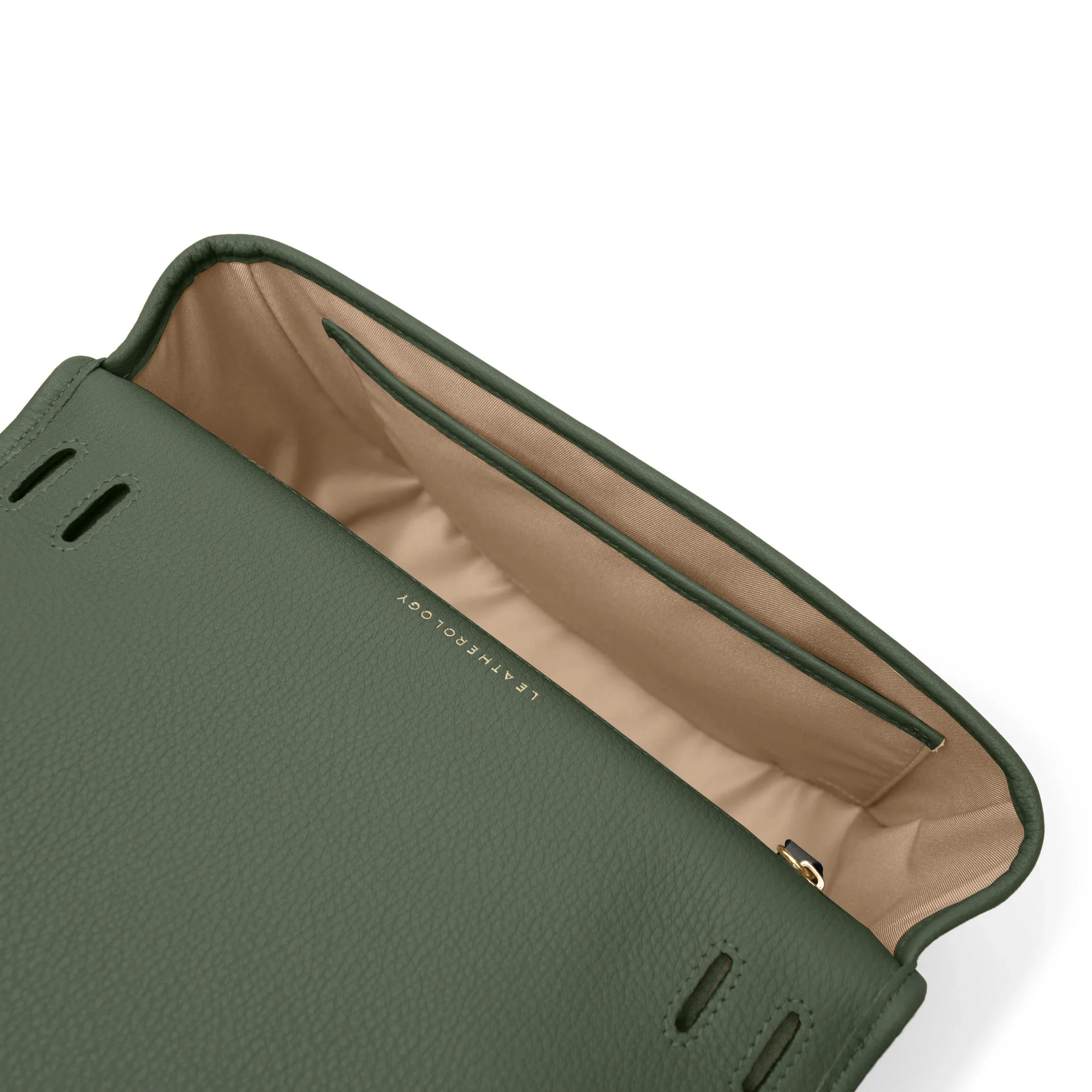 Katy Medium Saddle Bag Moss - Image 8