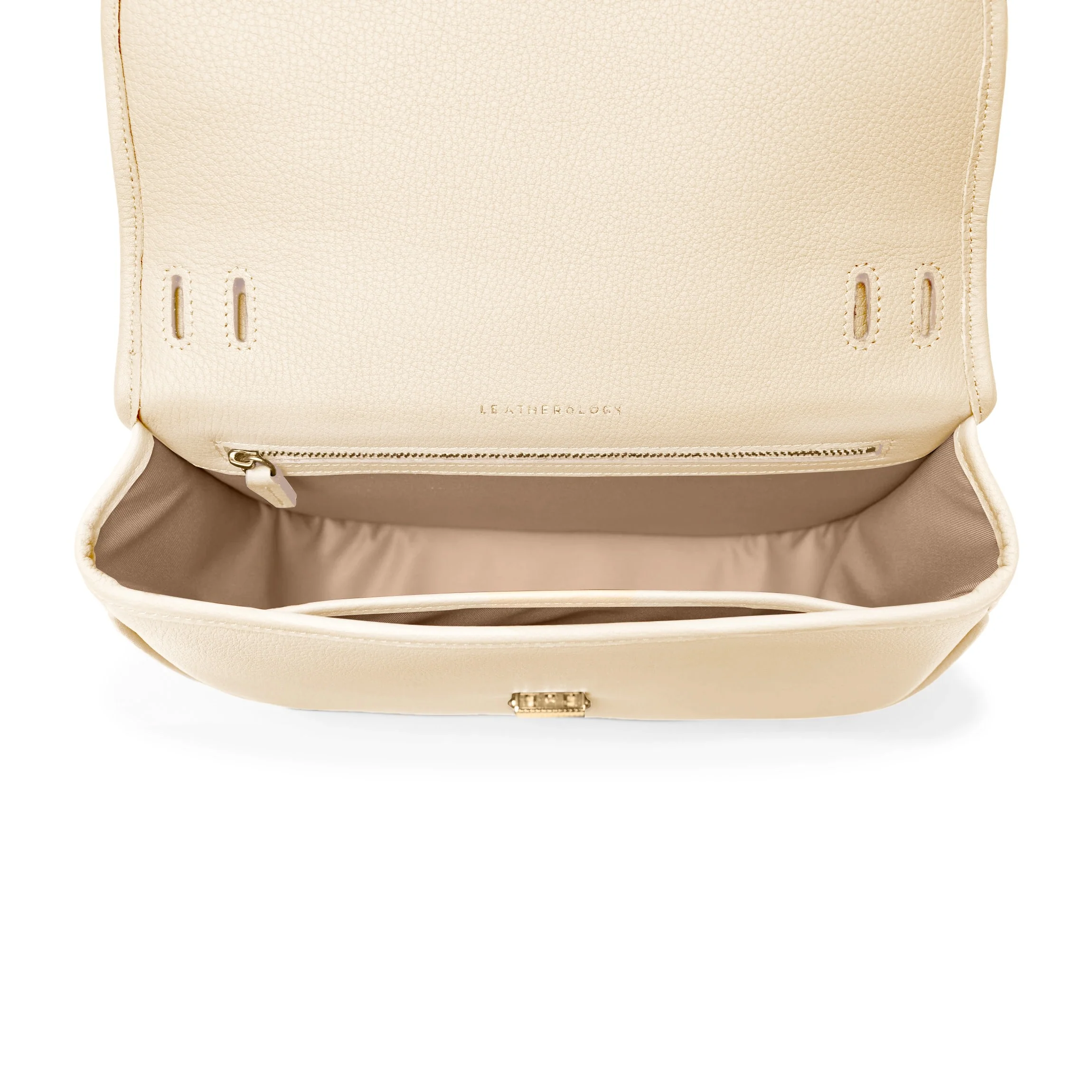Katy Medium Saddle Bag Sand - Image 6