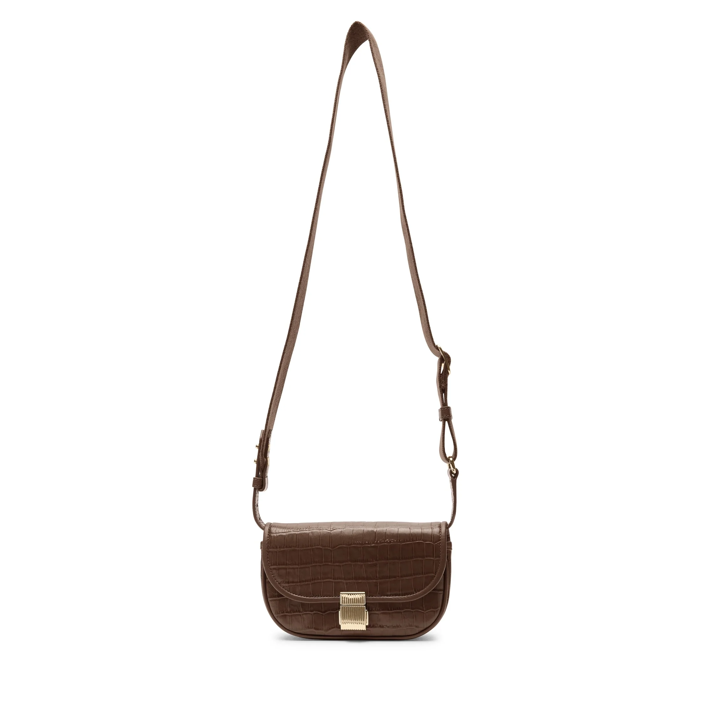 Katy Mini Belt Bag Cocoa Croc - Image 8