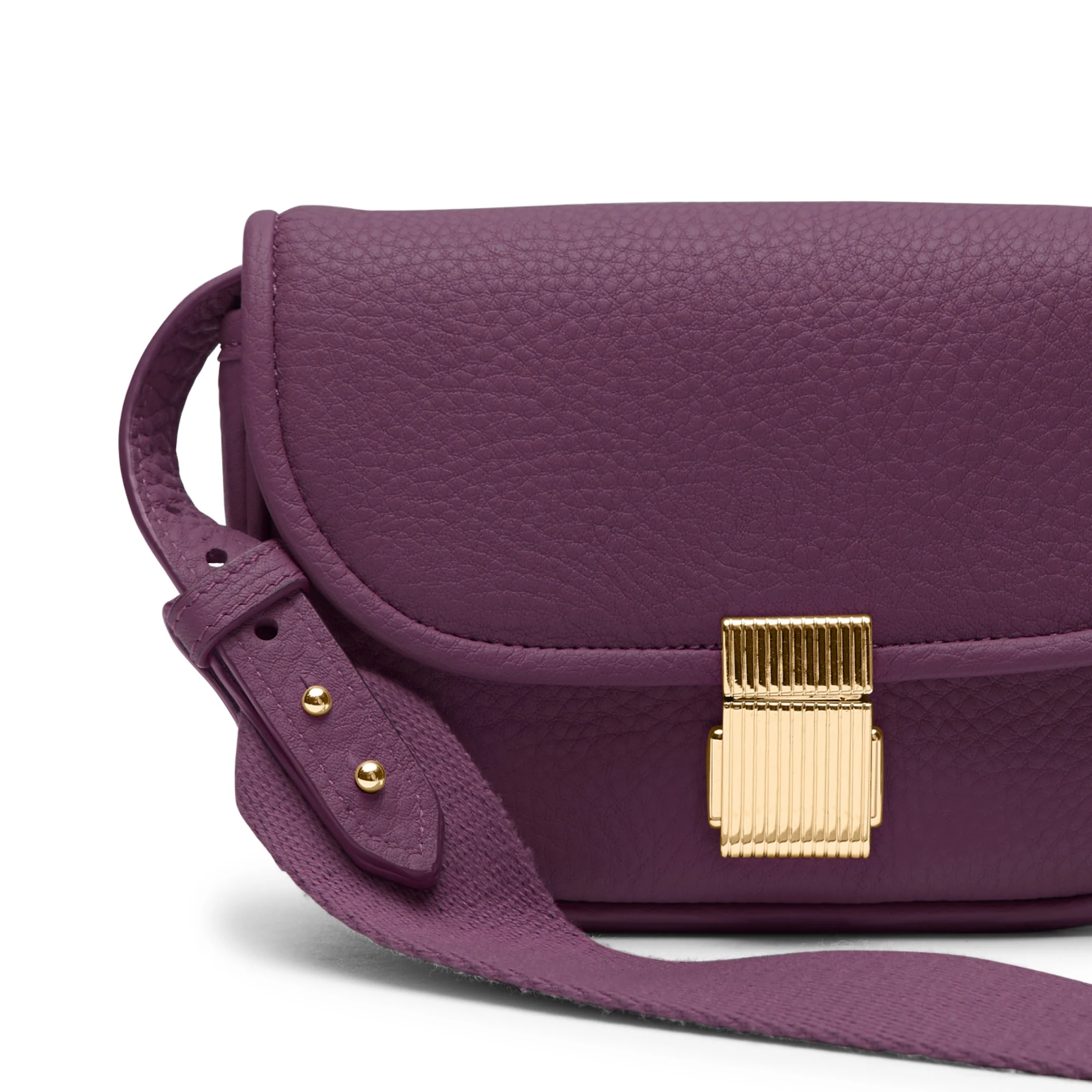 Katy Mini Belt Bag Deep Plum - Image 10
