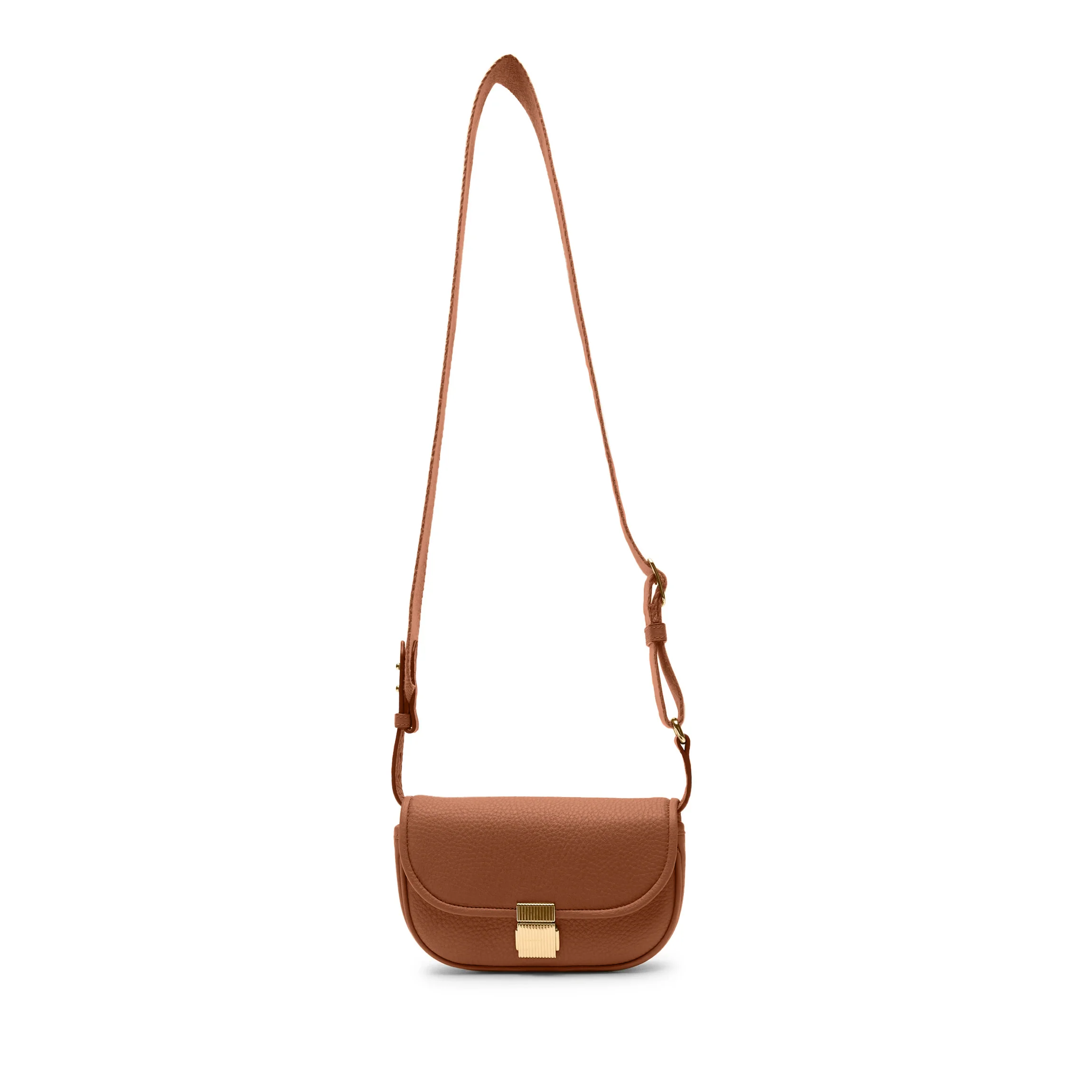 Katy Mini Belt Bag Saddle Brown - Image 8