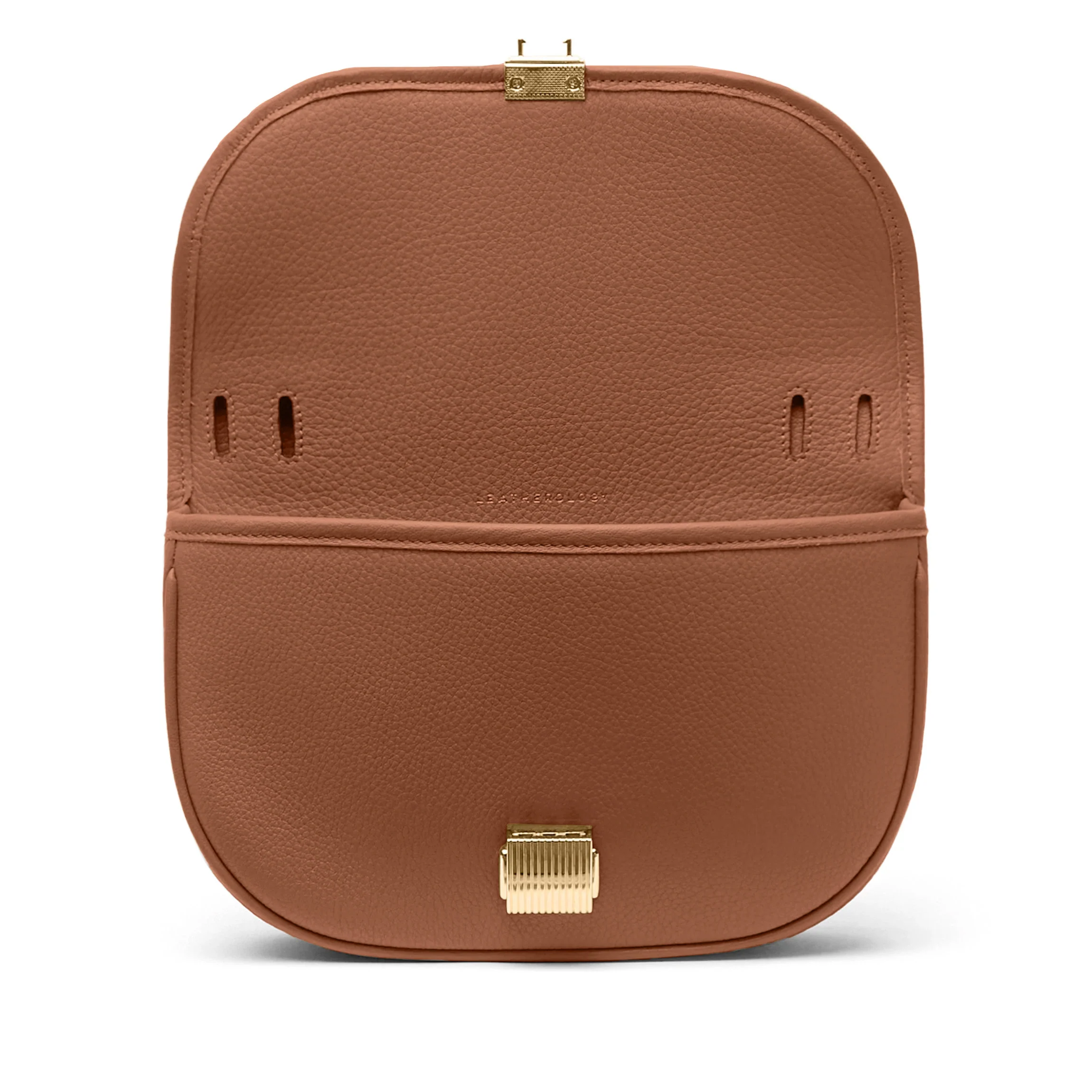 Katy Small Saddle Crossbody Saddle Brown - Image 2