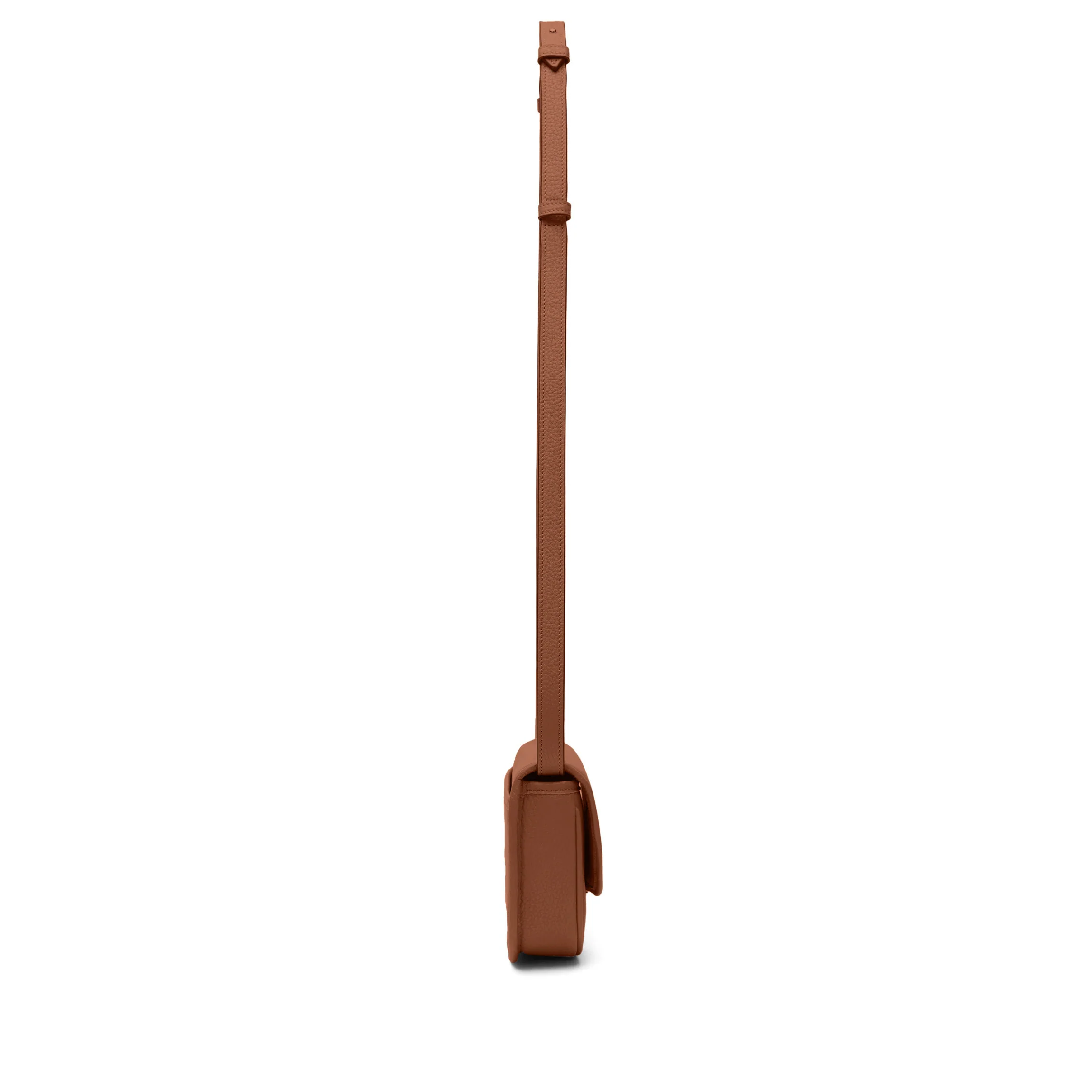 Katy Small Saddle Crossbody Saddle Brown - Image 3