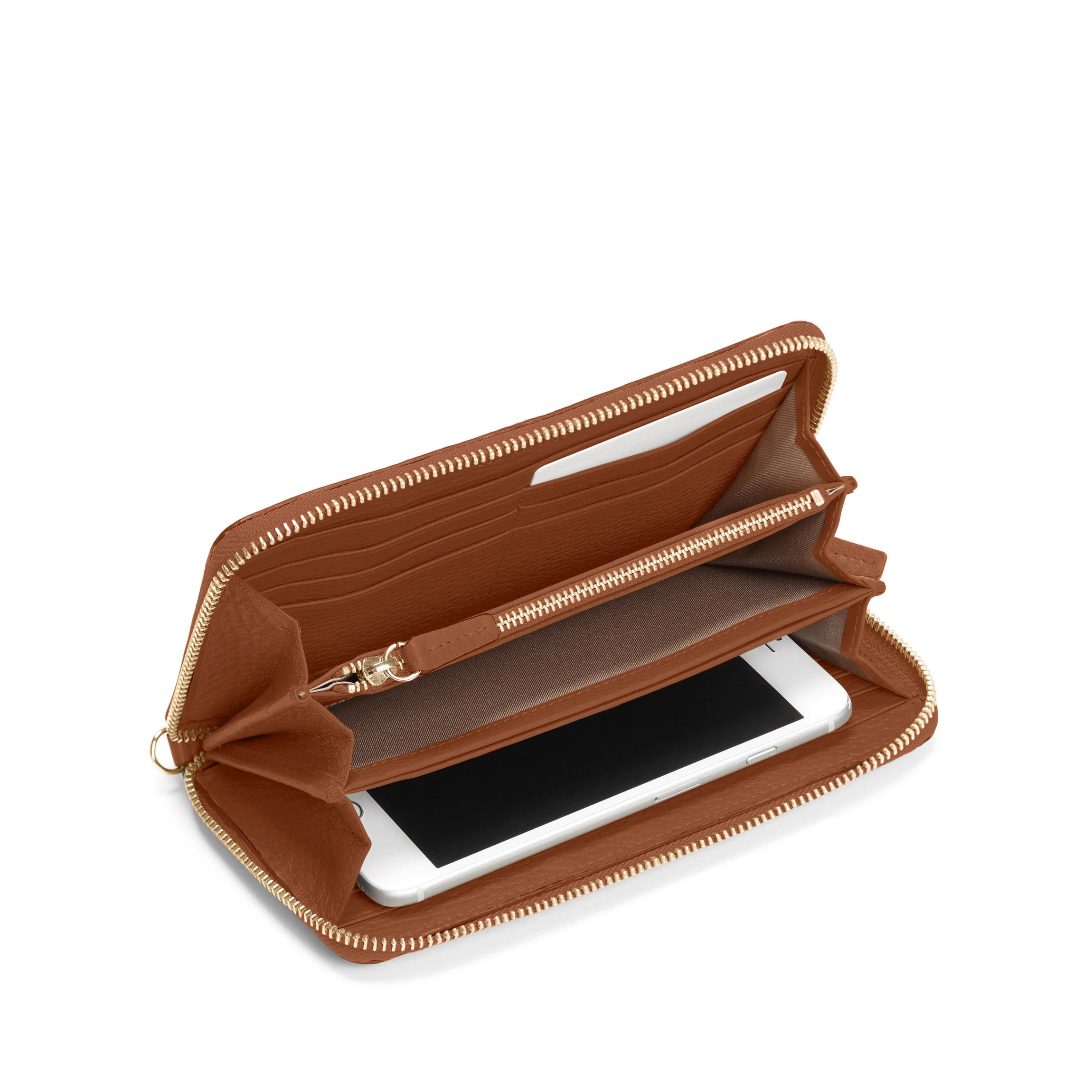Klyde Continental Wallet Saddle Brown - Image 4