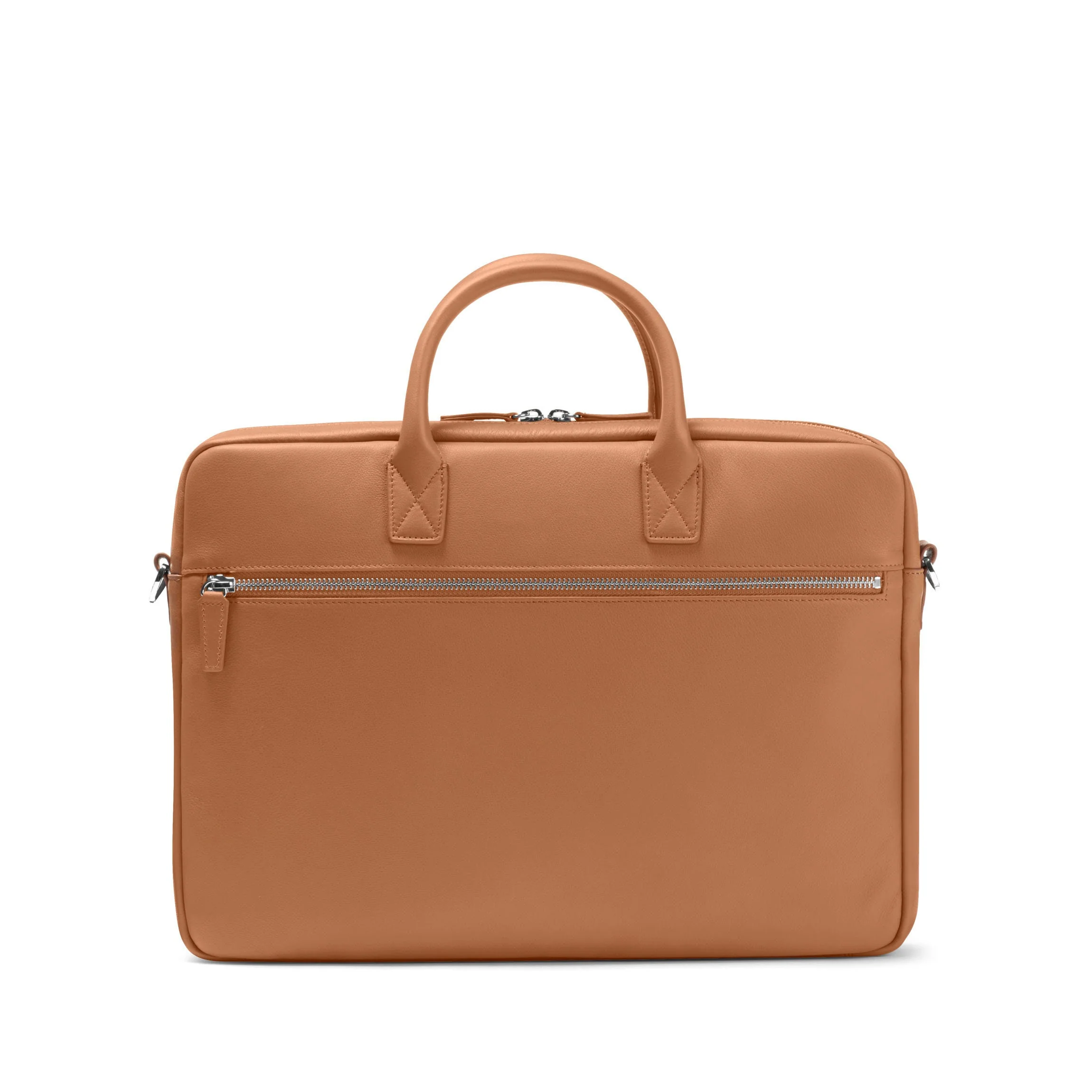 Knox Slim Laptop Bag Cognac