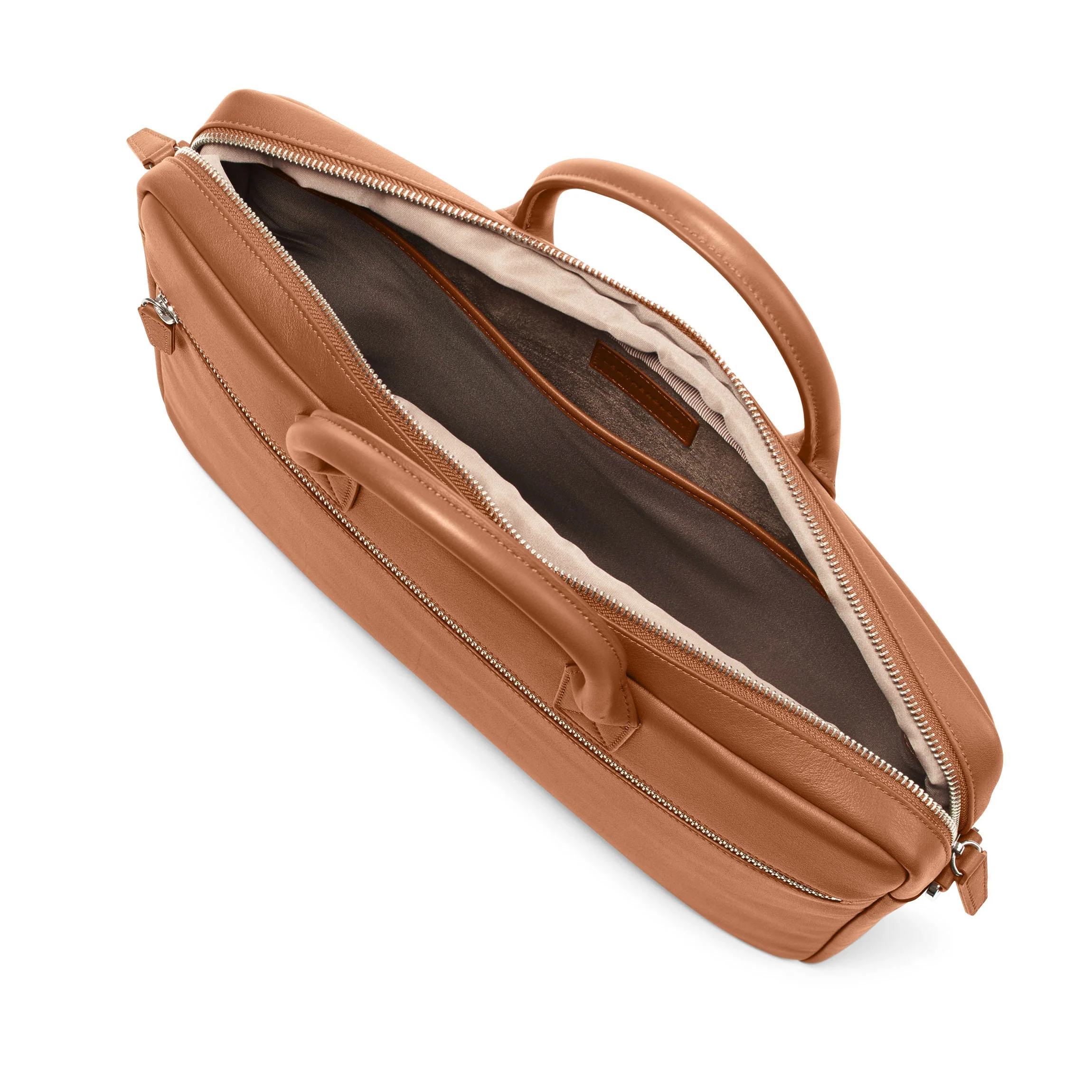 Knox Slim Laptop Bag Cognac - Image 5