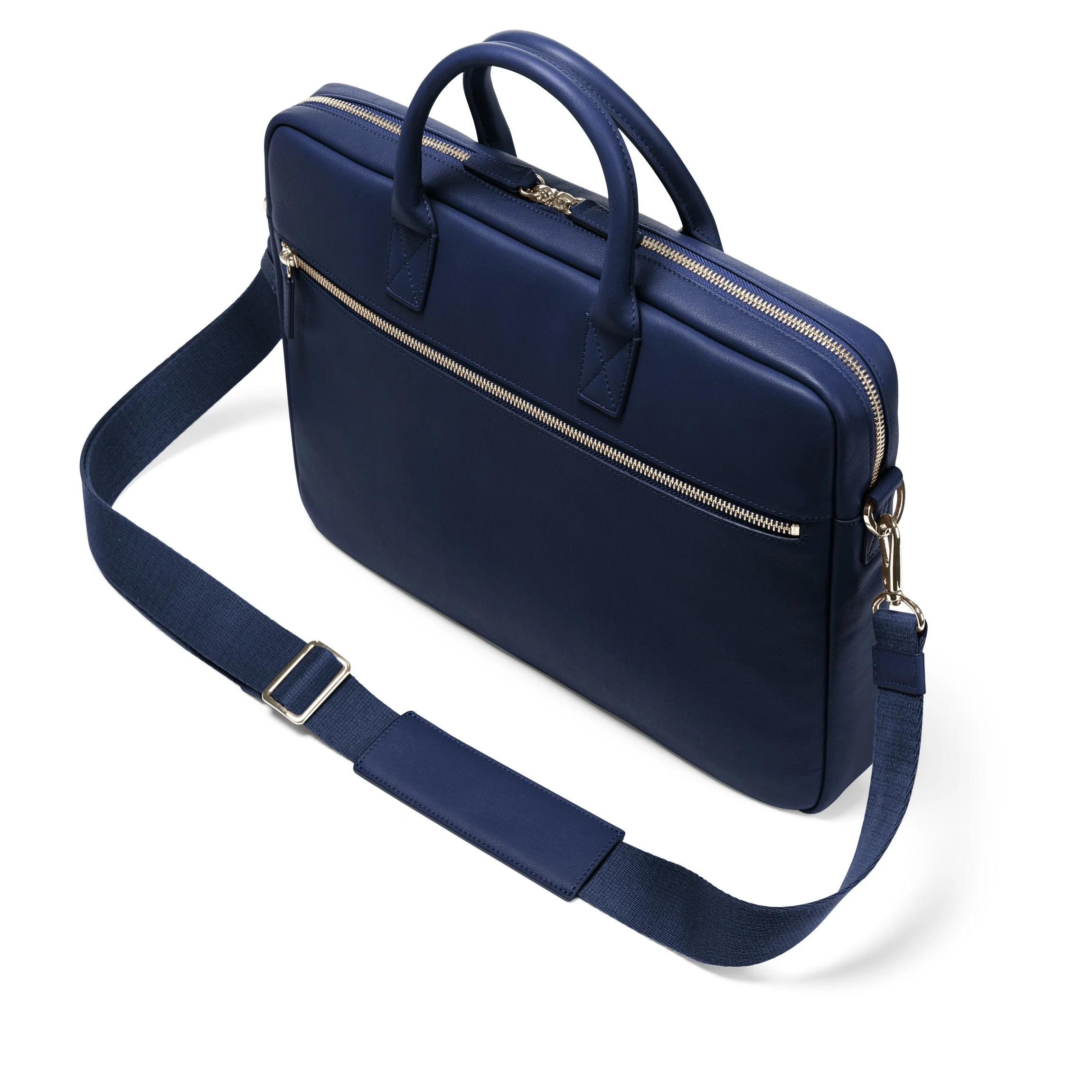 Knox Slim Laptop Bag Navy Blue - Image 2
