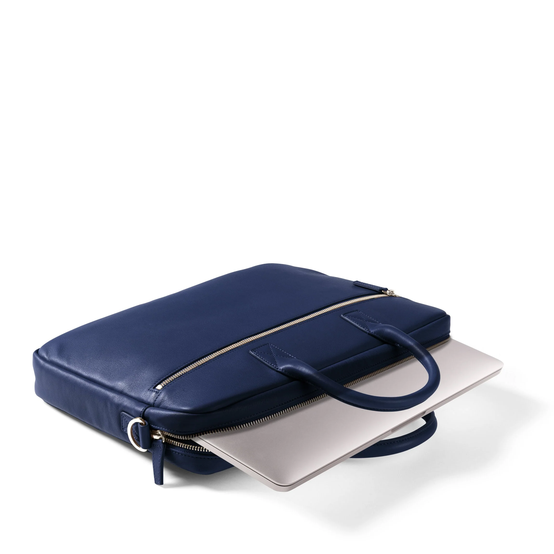 Knox Slim Laptop Bag Navy Blue - Image 7