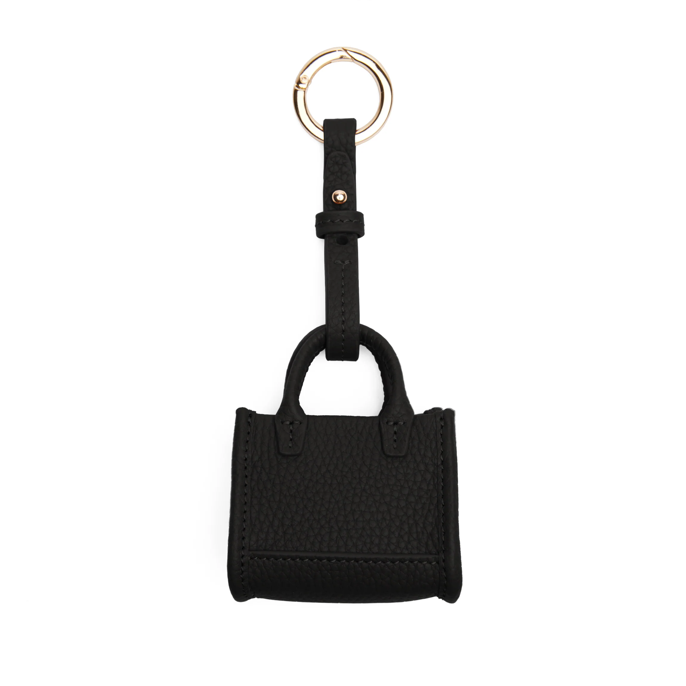 Kress Itty Bitty Bag Charm Black Pebble