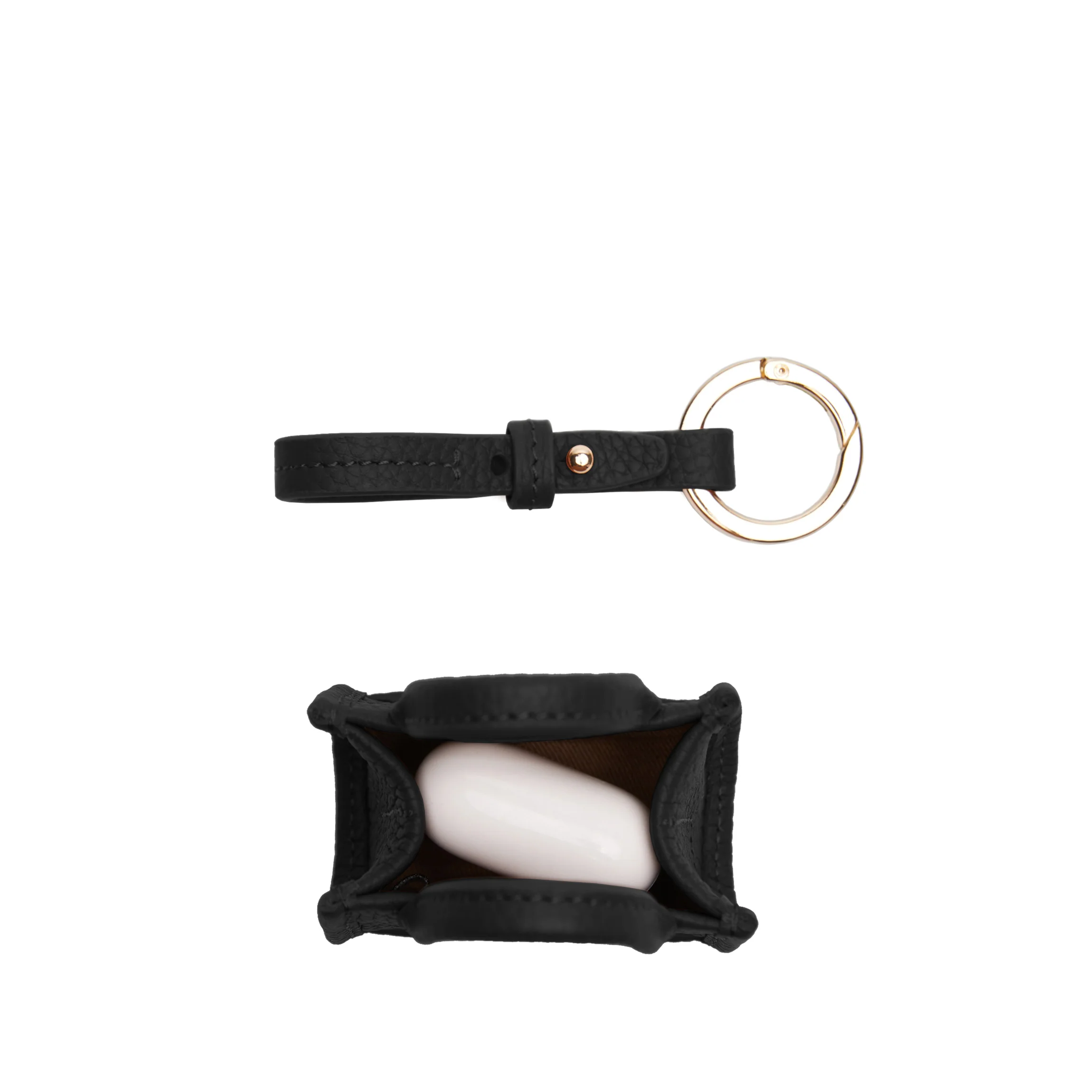 Kress Itty Bitty Bag Charm Black Pebble - Image 5