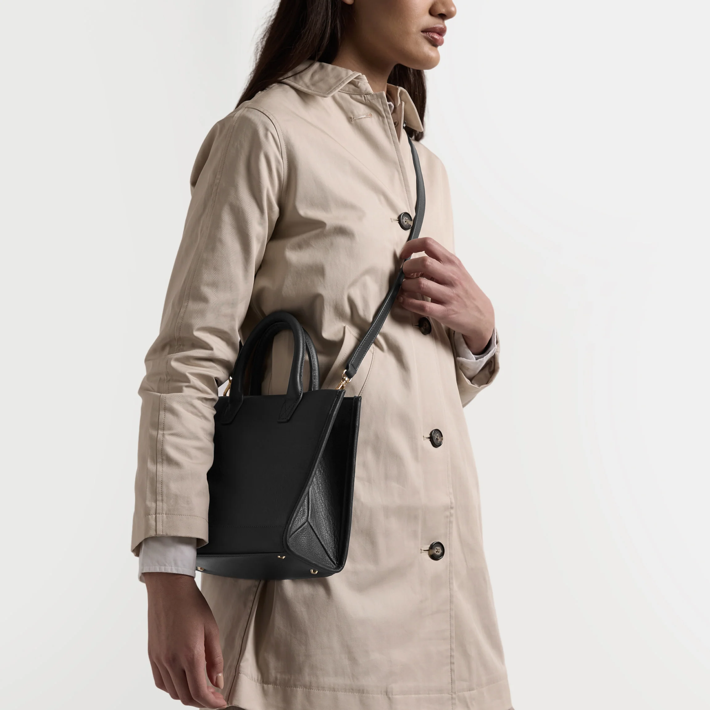 Kress Mini Top Handle Bag Black Onyx - Image 2