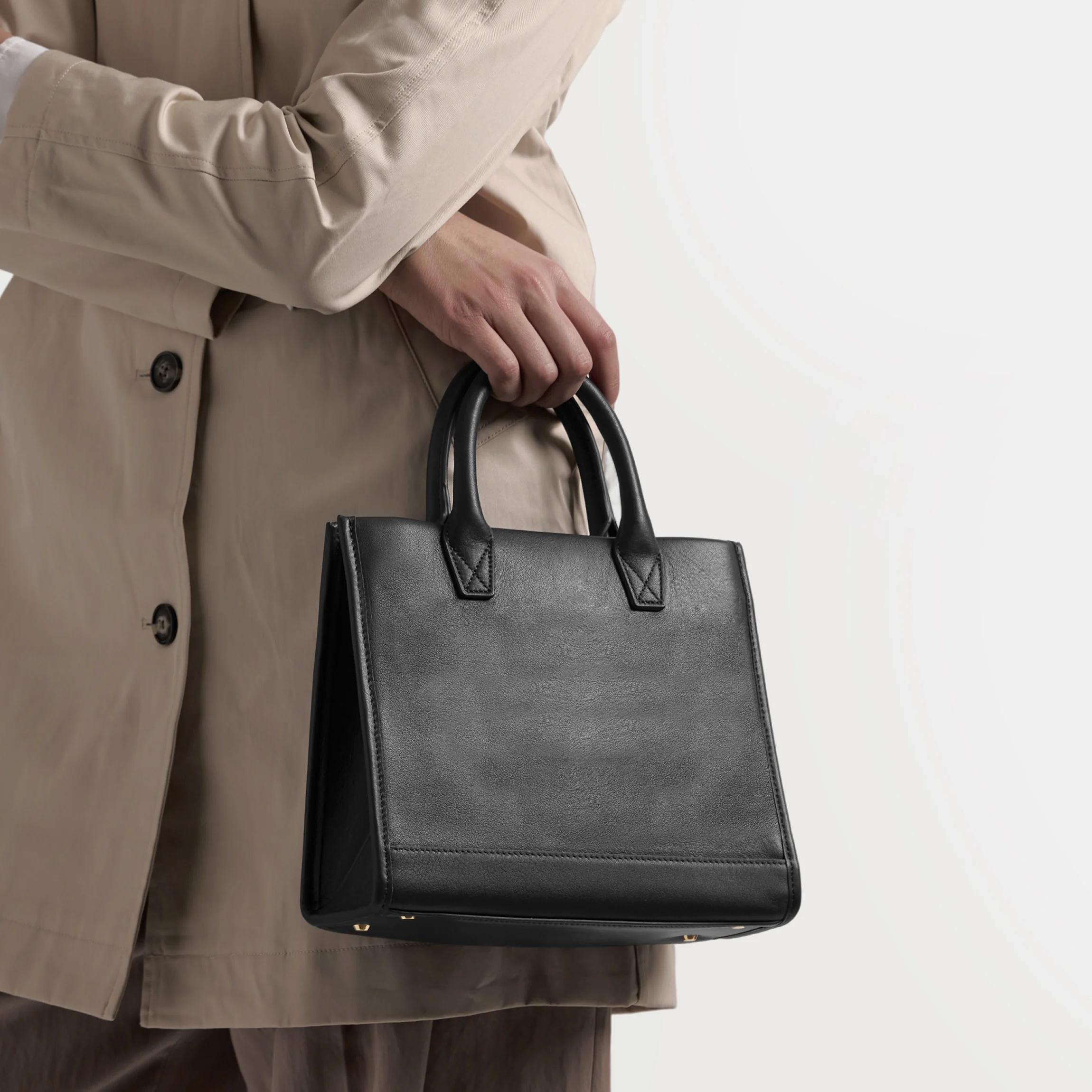 Kress Mini Top Handle Bag Black Onyx - Image 3