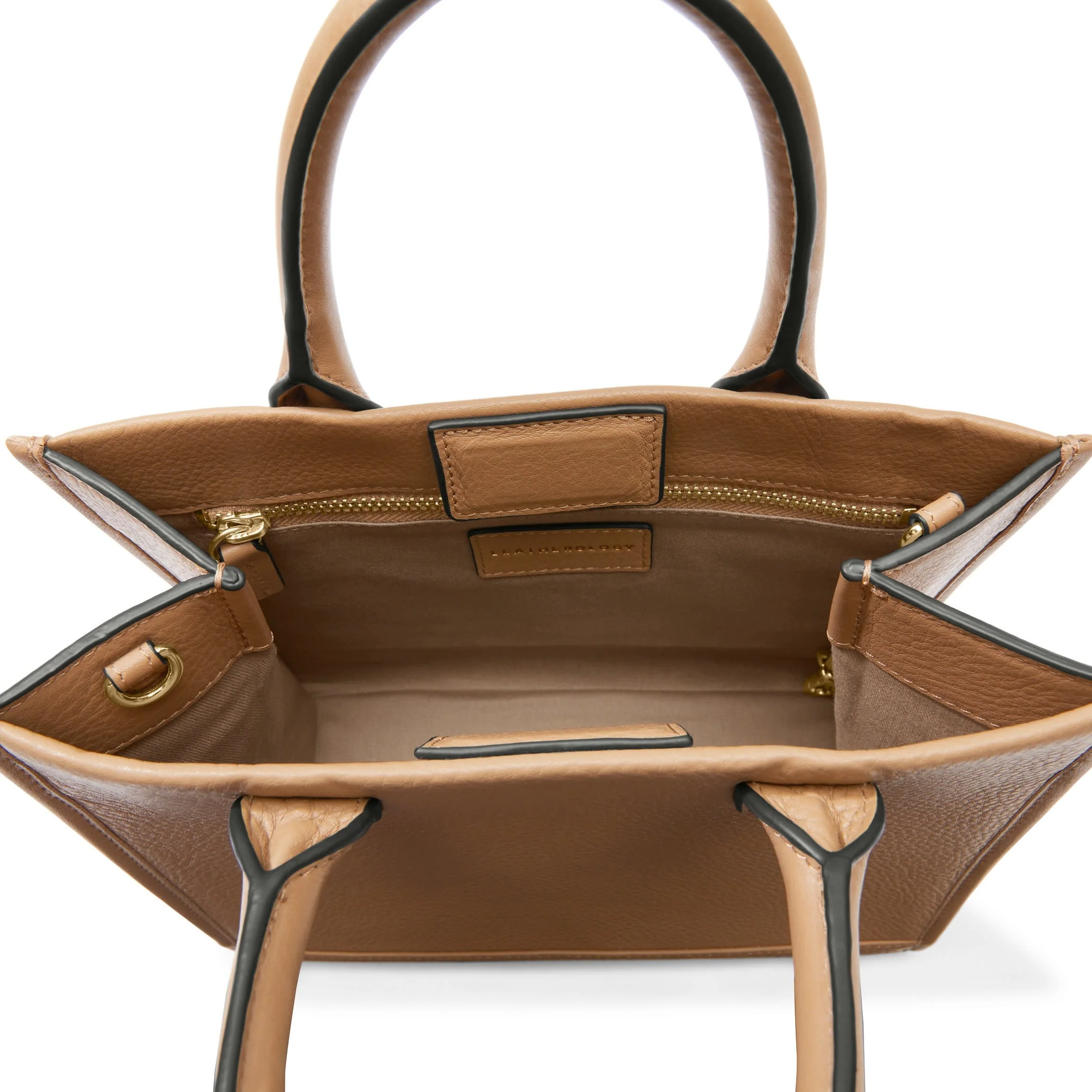 Kress Mini Top Handle Bag Camel - Image 4