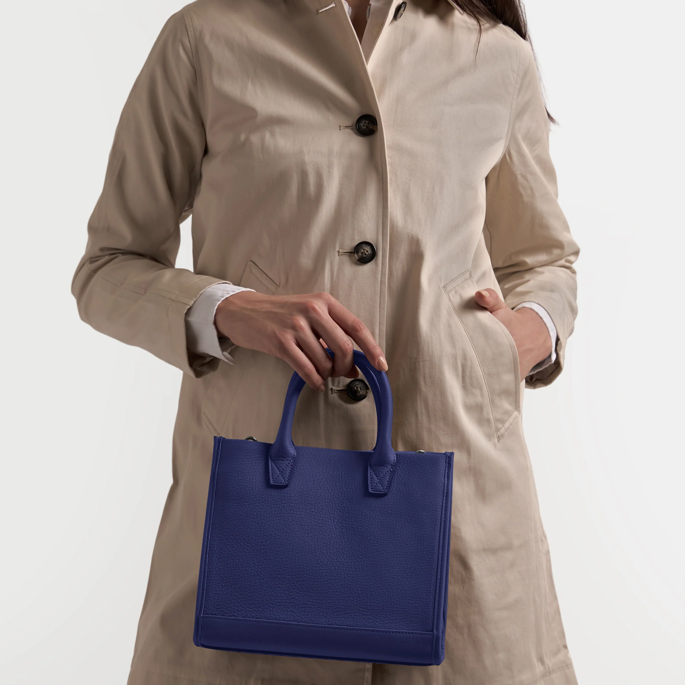 Kress Mini Top Handle Bag Regatta Blue - Image 3