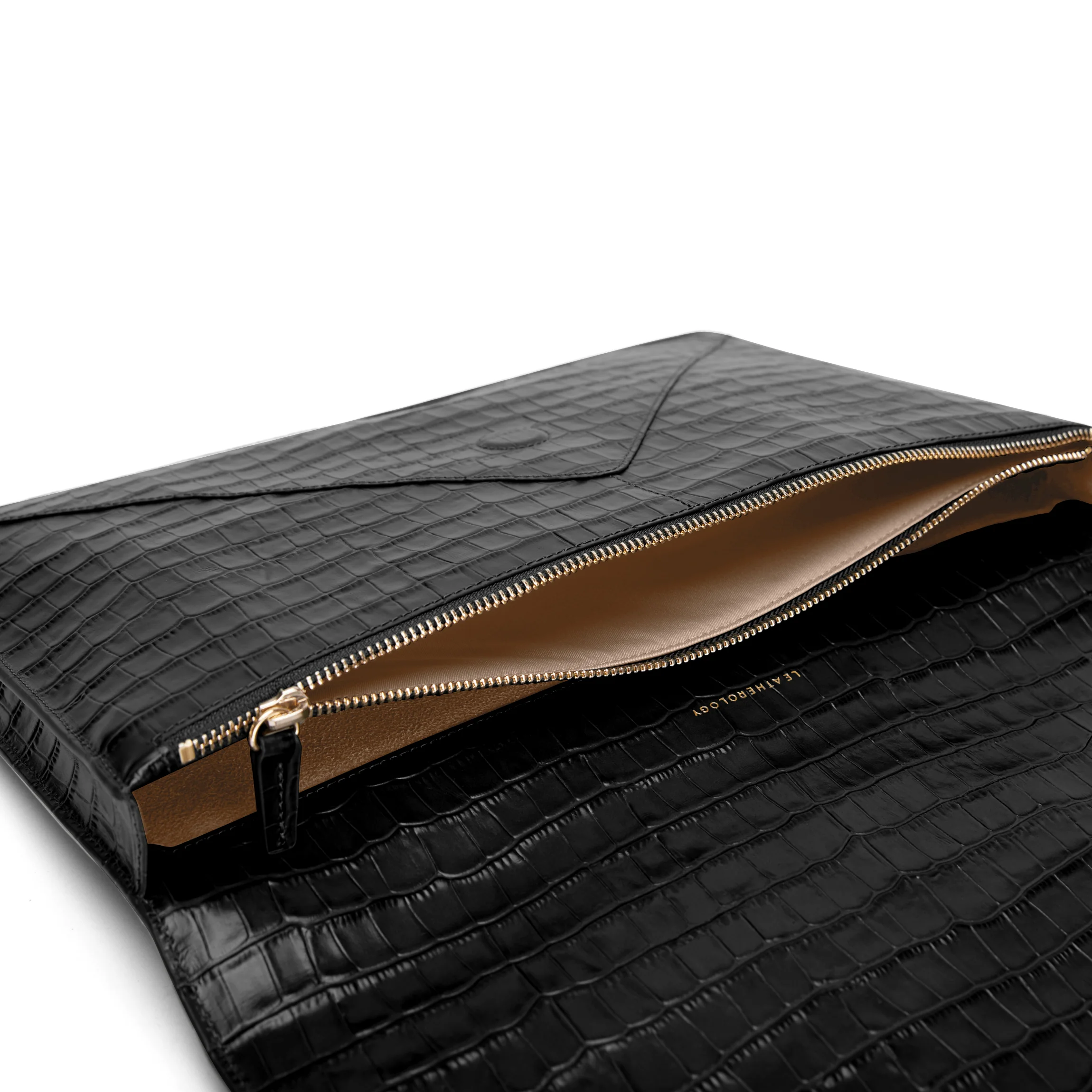 Laptop Envelope Organizer Black Croc - Image 3