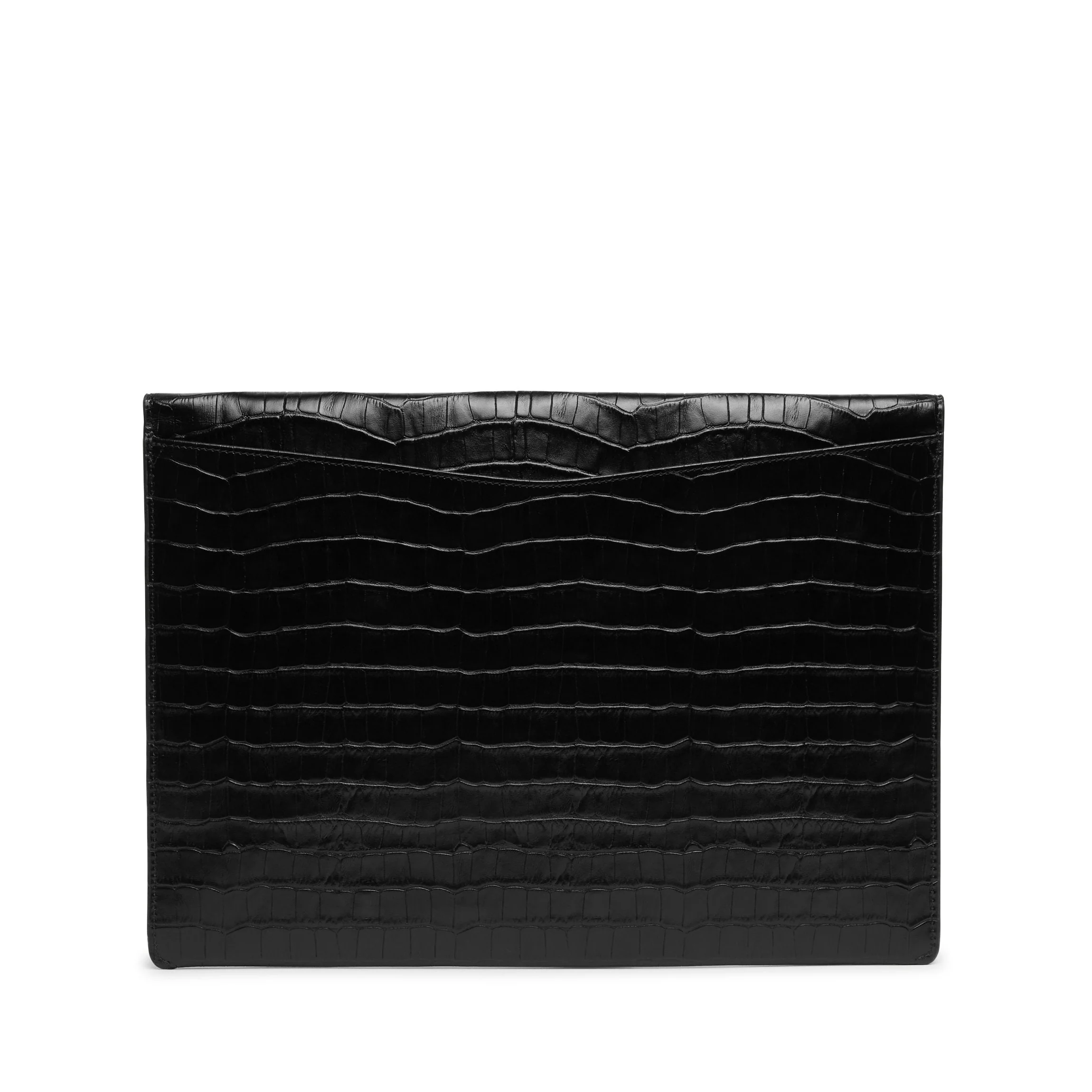 Laptop Envelope Sleeve Black Croc - Image 5