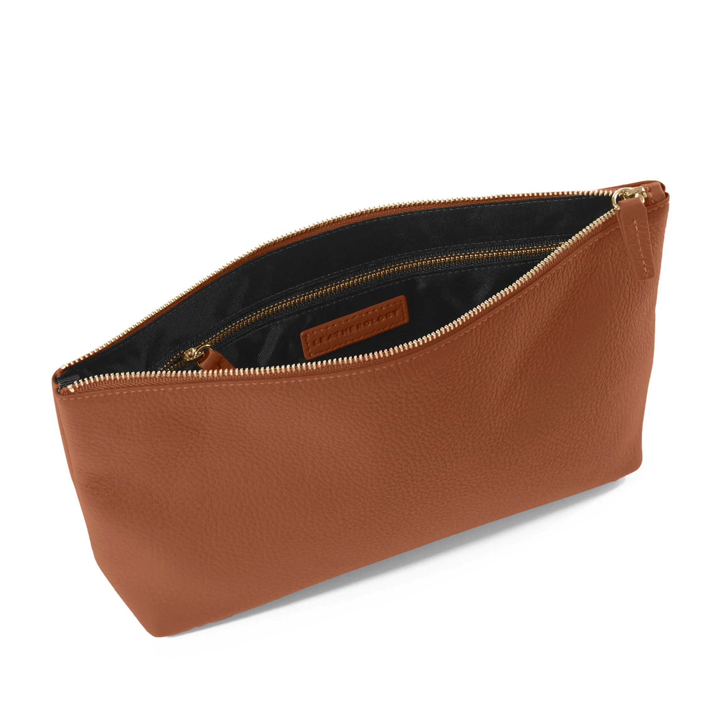 Large Accessories Pouch Saddle Brown - Image 2
