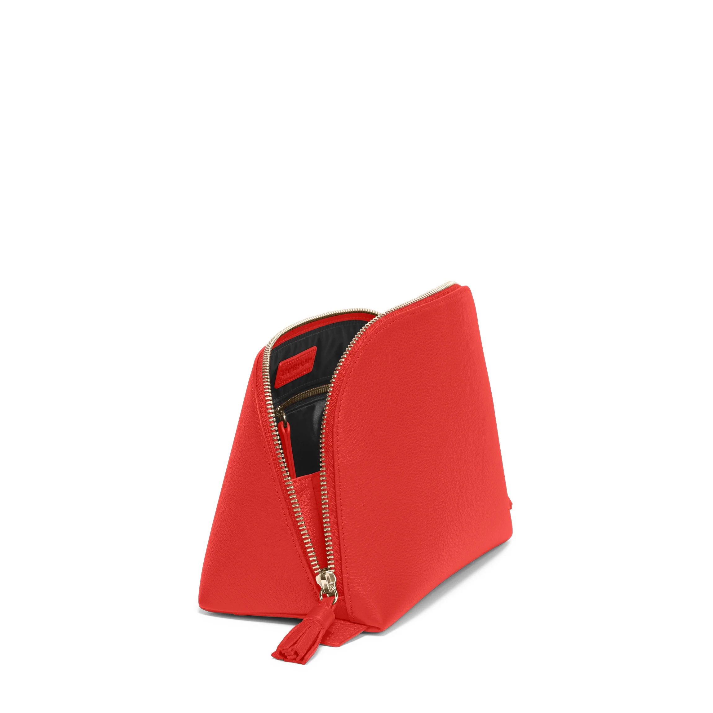 Large Clamshell Makeup Bag Buoy Red - Image 3