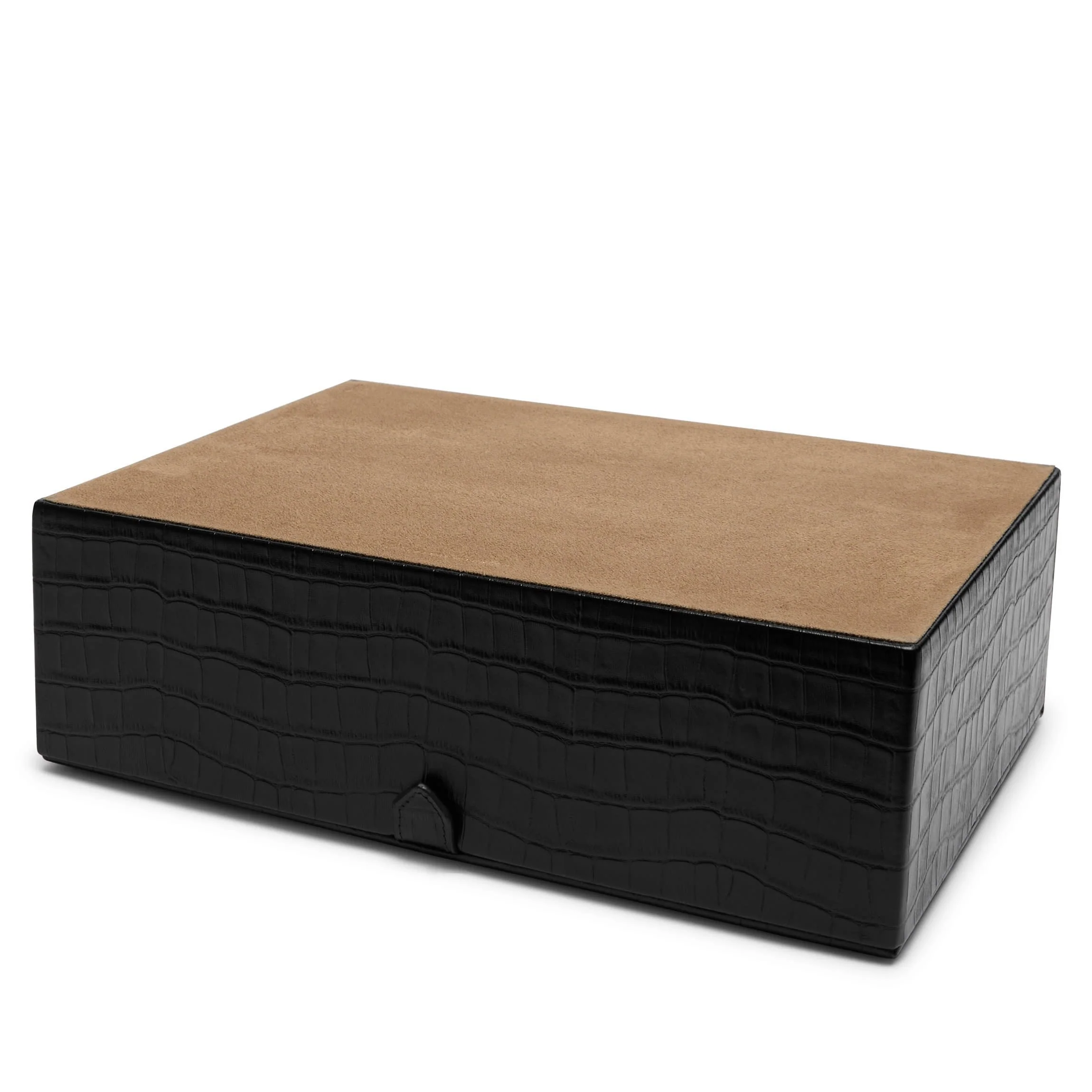 Large Decorative Box Black Croc - Image 5