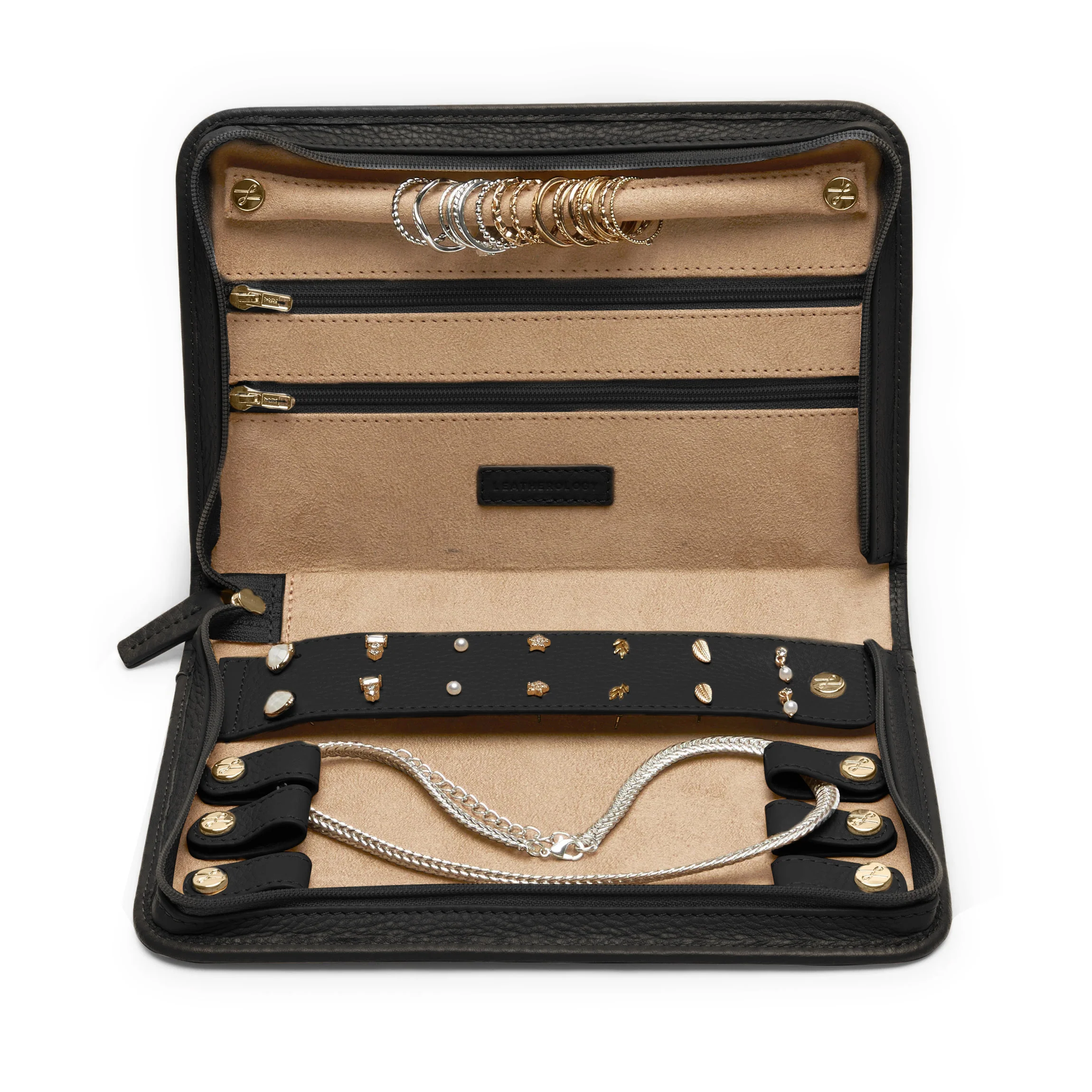 Large Jewelry Case Black Pebble - Image 2