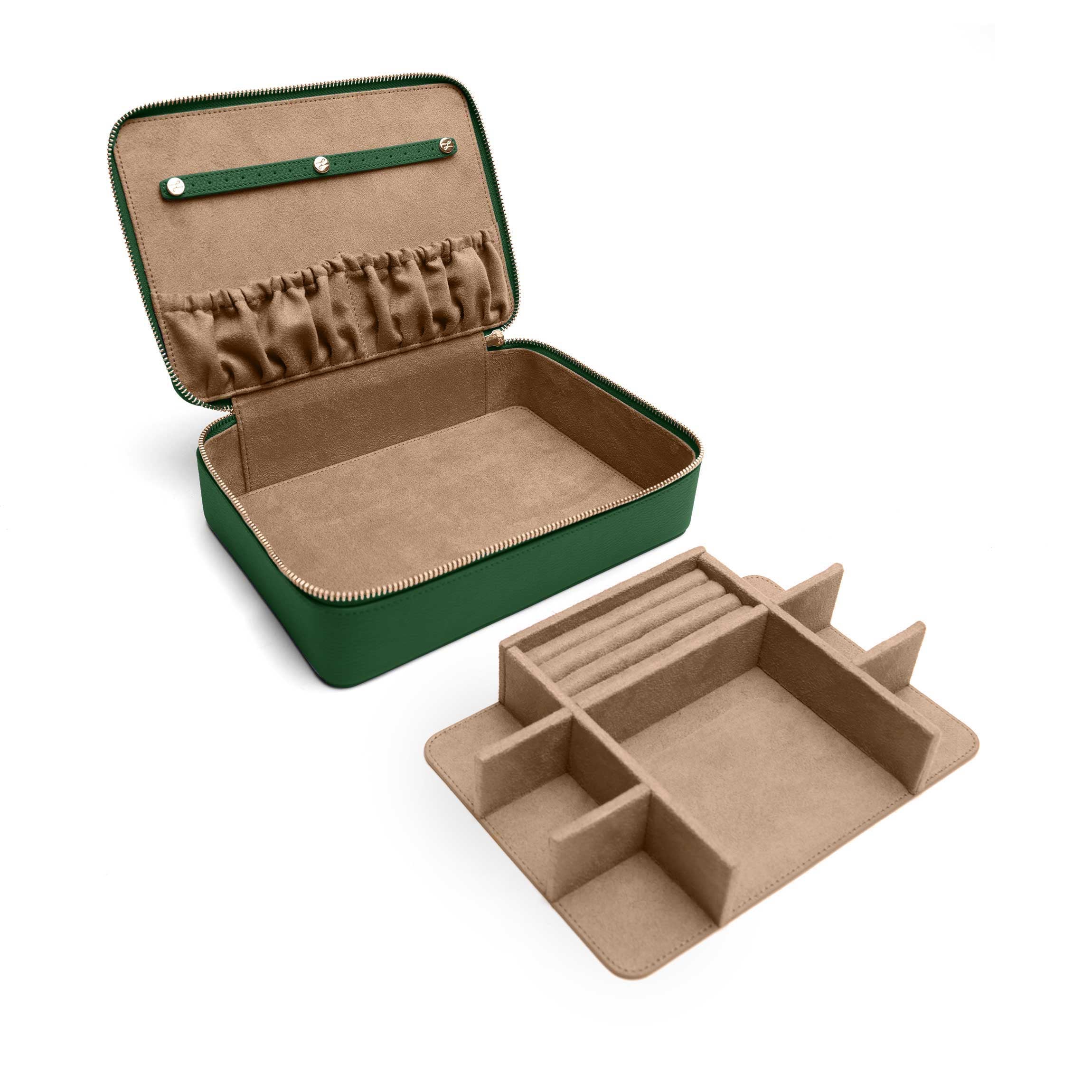 Large Jewelry Zip Case Fairway Green - Image 3