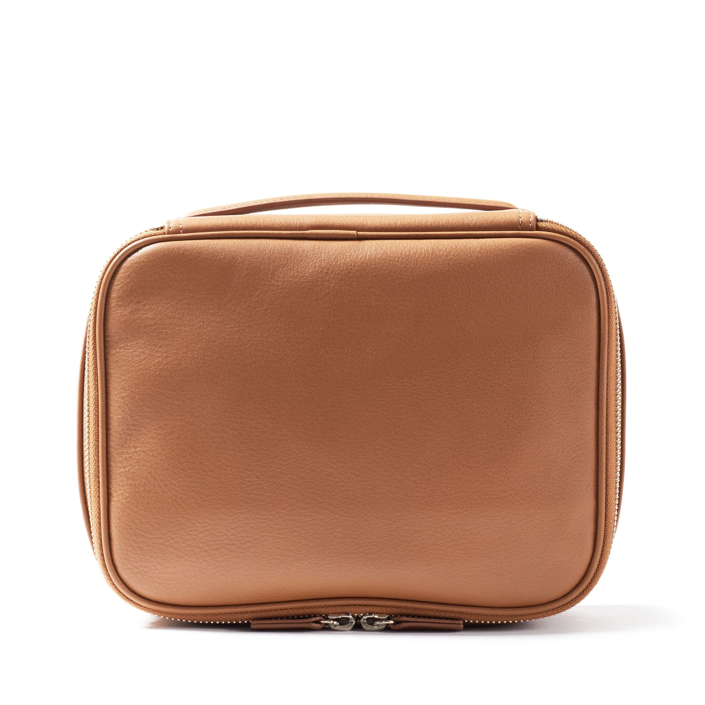 Large Tech Bag Organizer Cognac