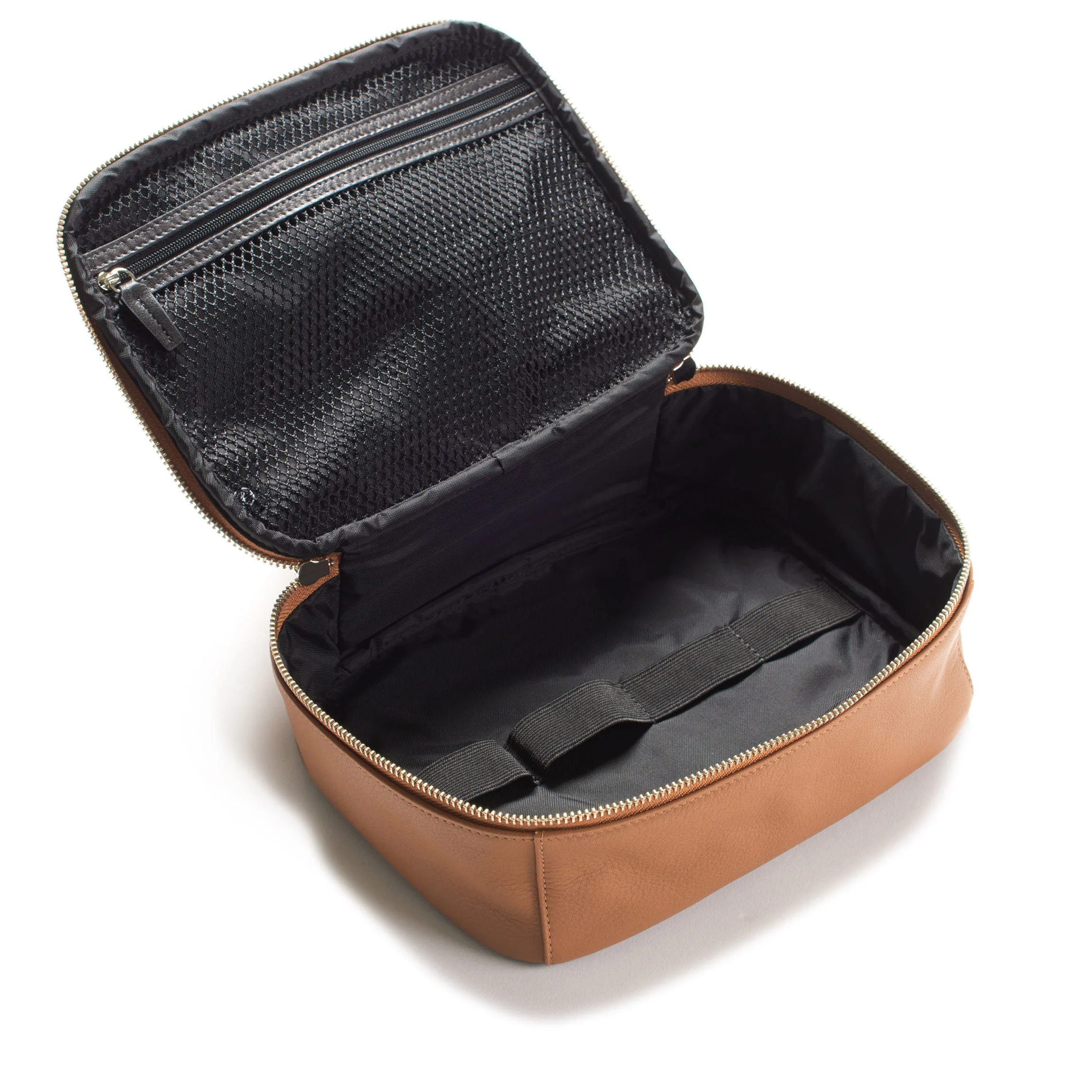 Large Tech Bag Organizer Cognac - Image 4