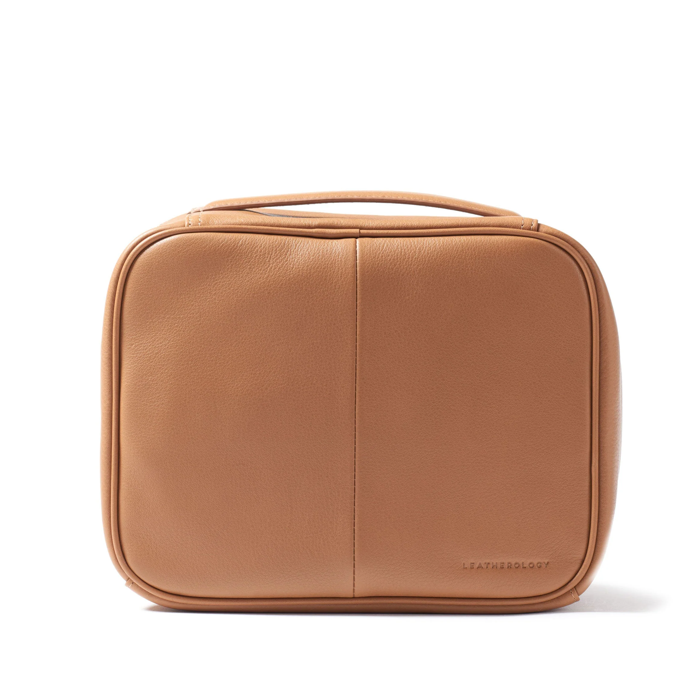 Large Tech Bag Organizer Cognac - Image 7