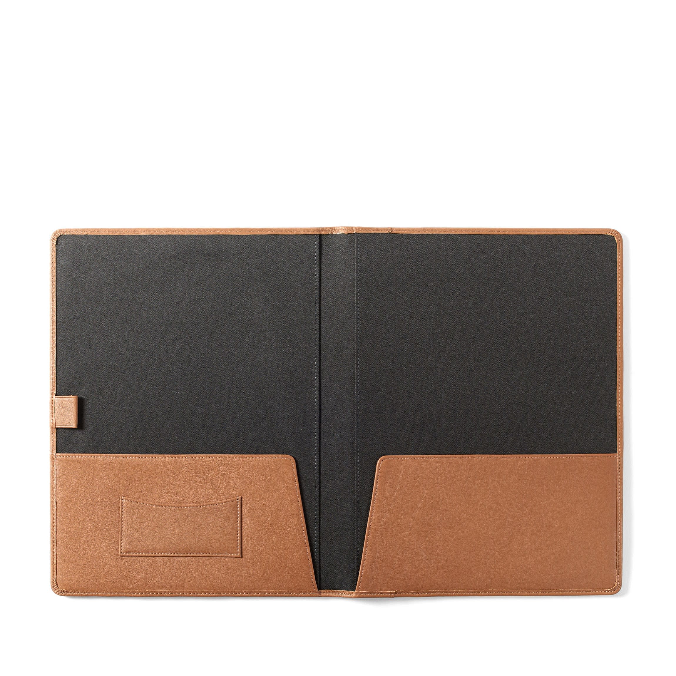 Leather Folder Cognac