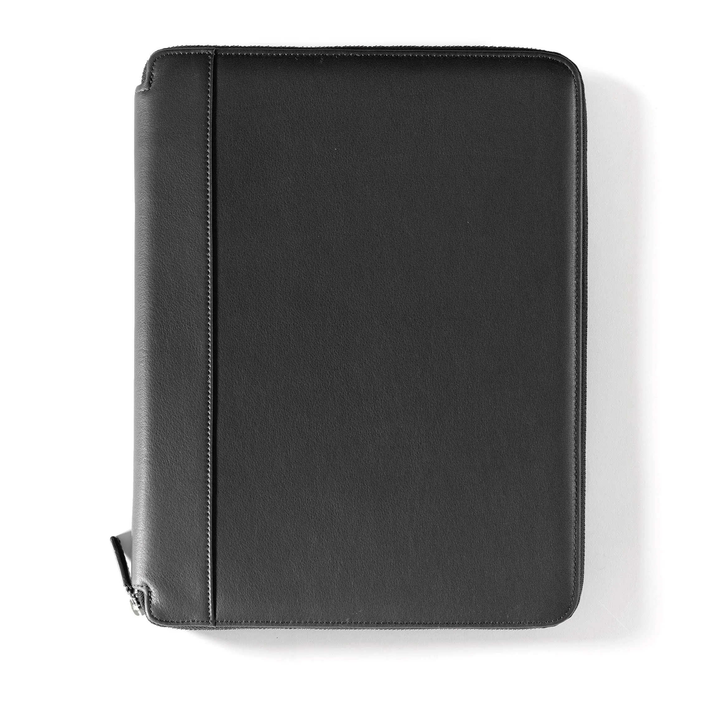 Left Handed Executive Zippered Portfolio Black Onyx - Image 2