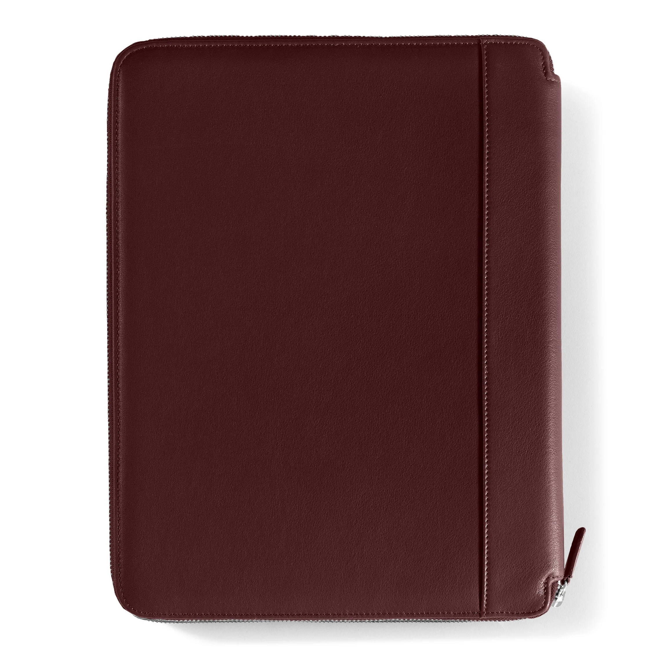 Left Handed Executive Zippered Portfolio Bordeaux - Image 6