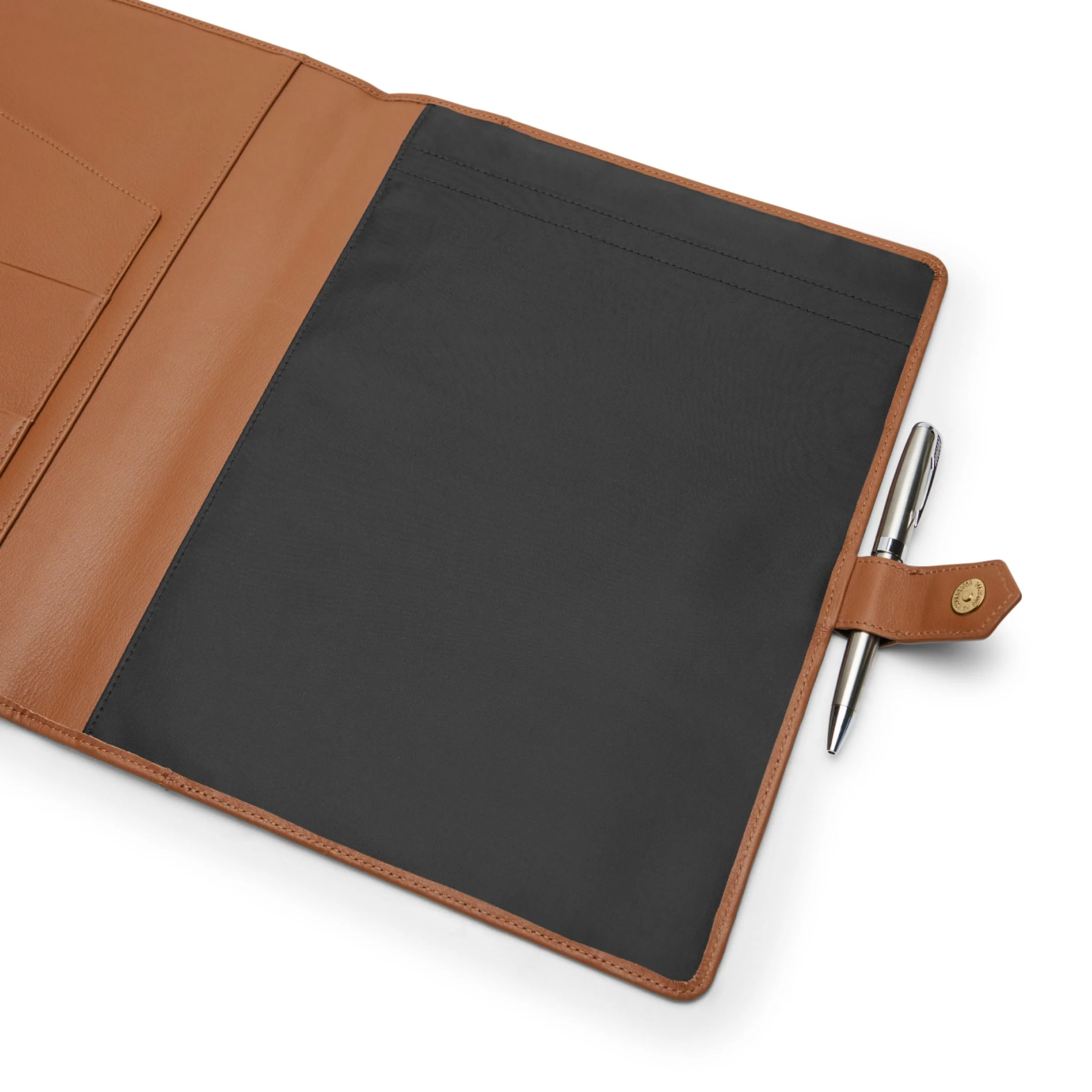 Letter Snap Padfolio Cognac - Image 3