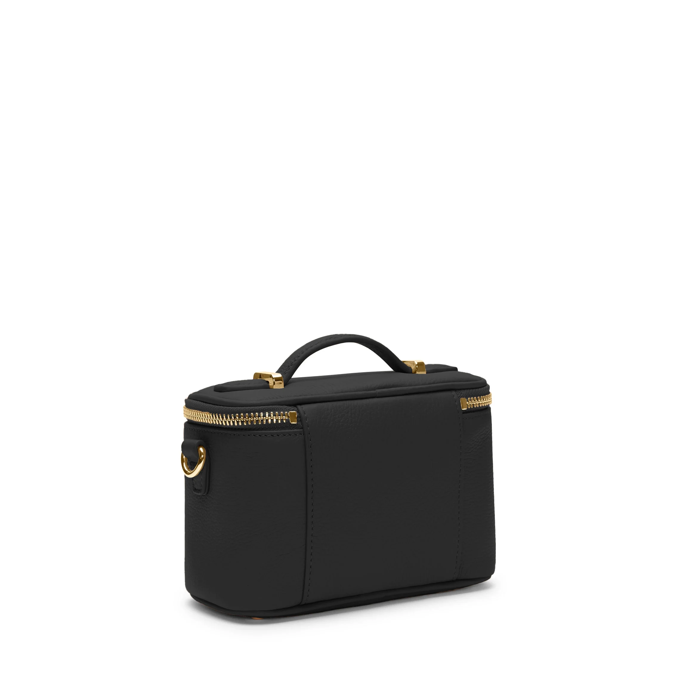 Maddie Micro Train Case Crossbody Black Pebble - Image 8
