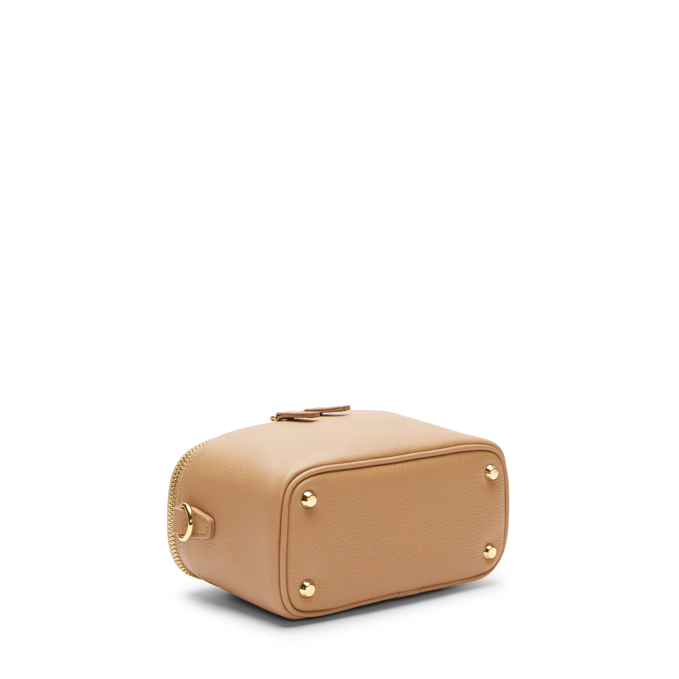 Maddie Micro Train Case Crossbody Camel - Image 9