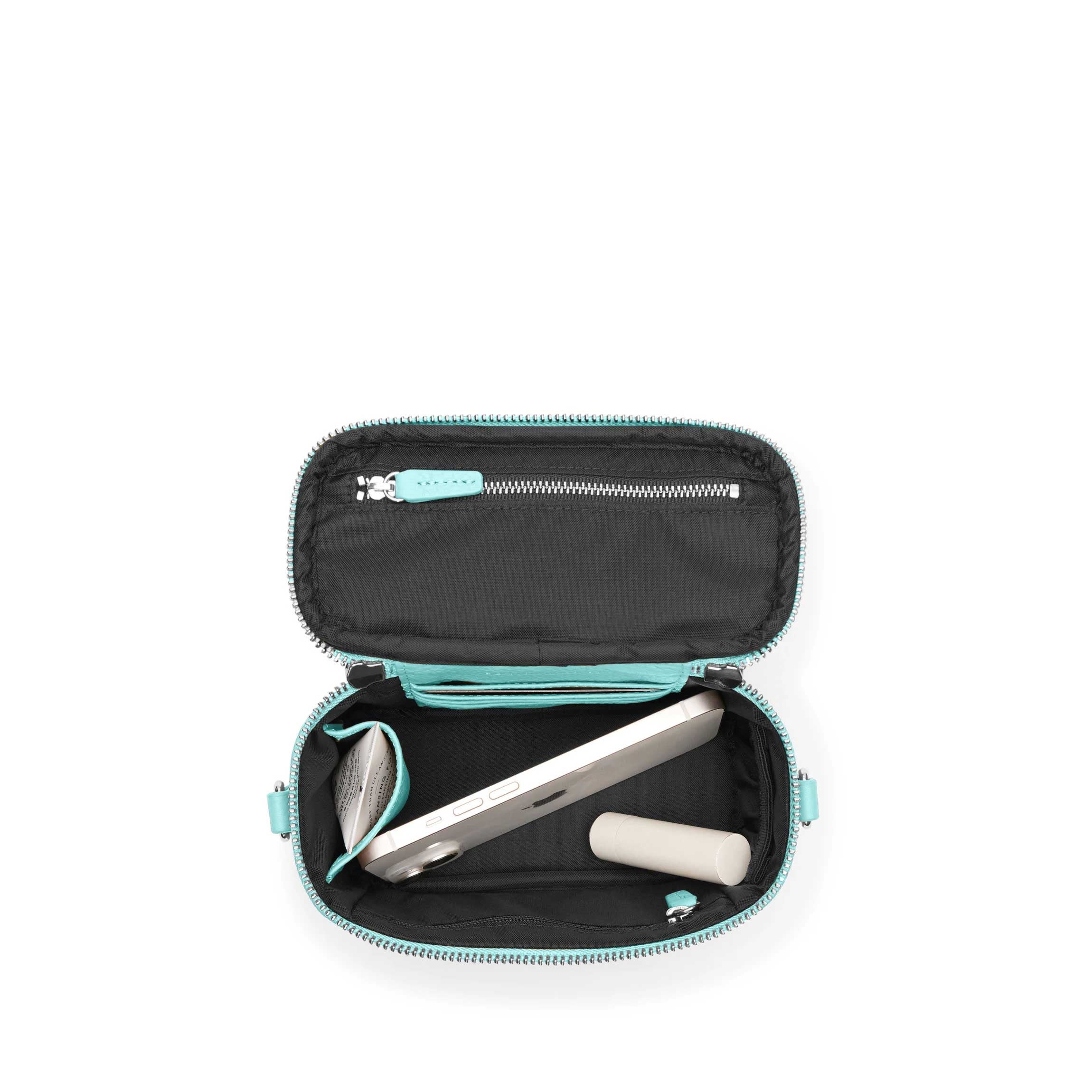 Maddie Micro Train Case Crossbody Celeste - Image 5
