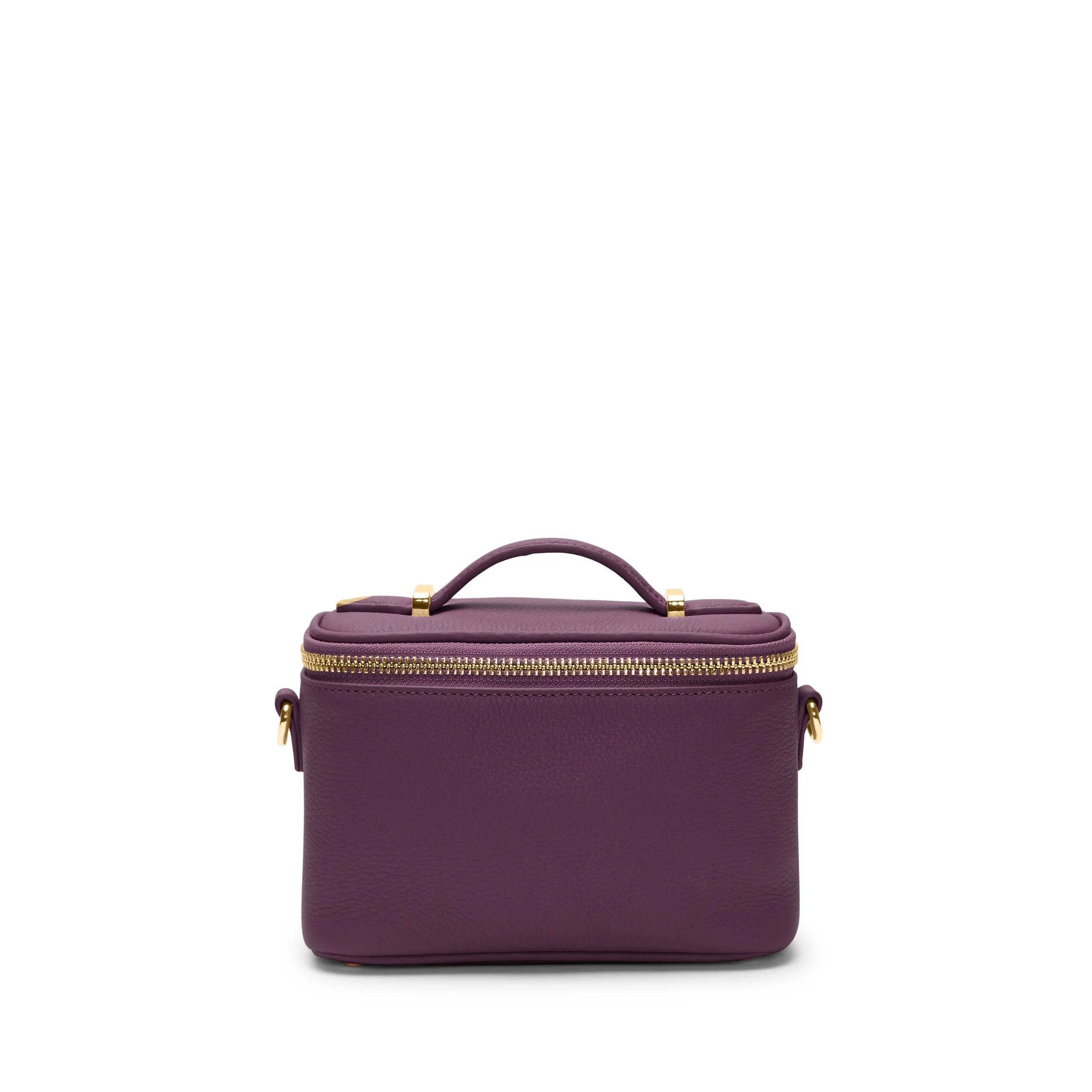 Maddie Micro Train Case Crossbody Deep Plum - Image 3