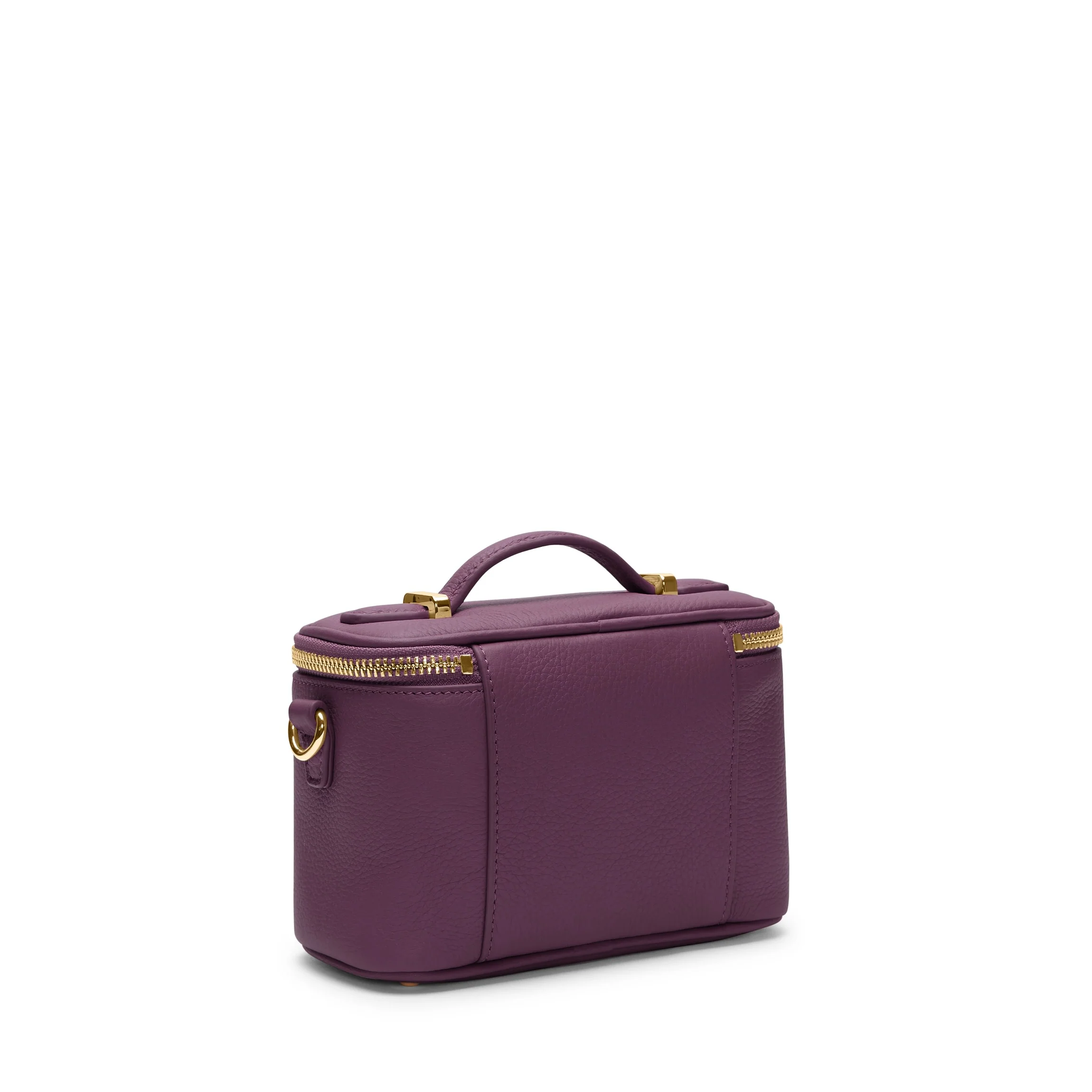 Maddie Micro Train Case Crossbody Deep Plum - Image 8