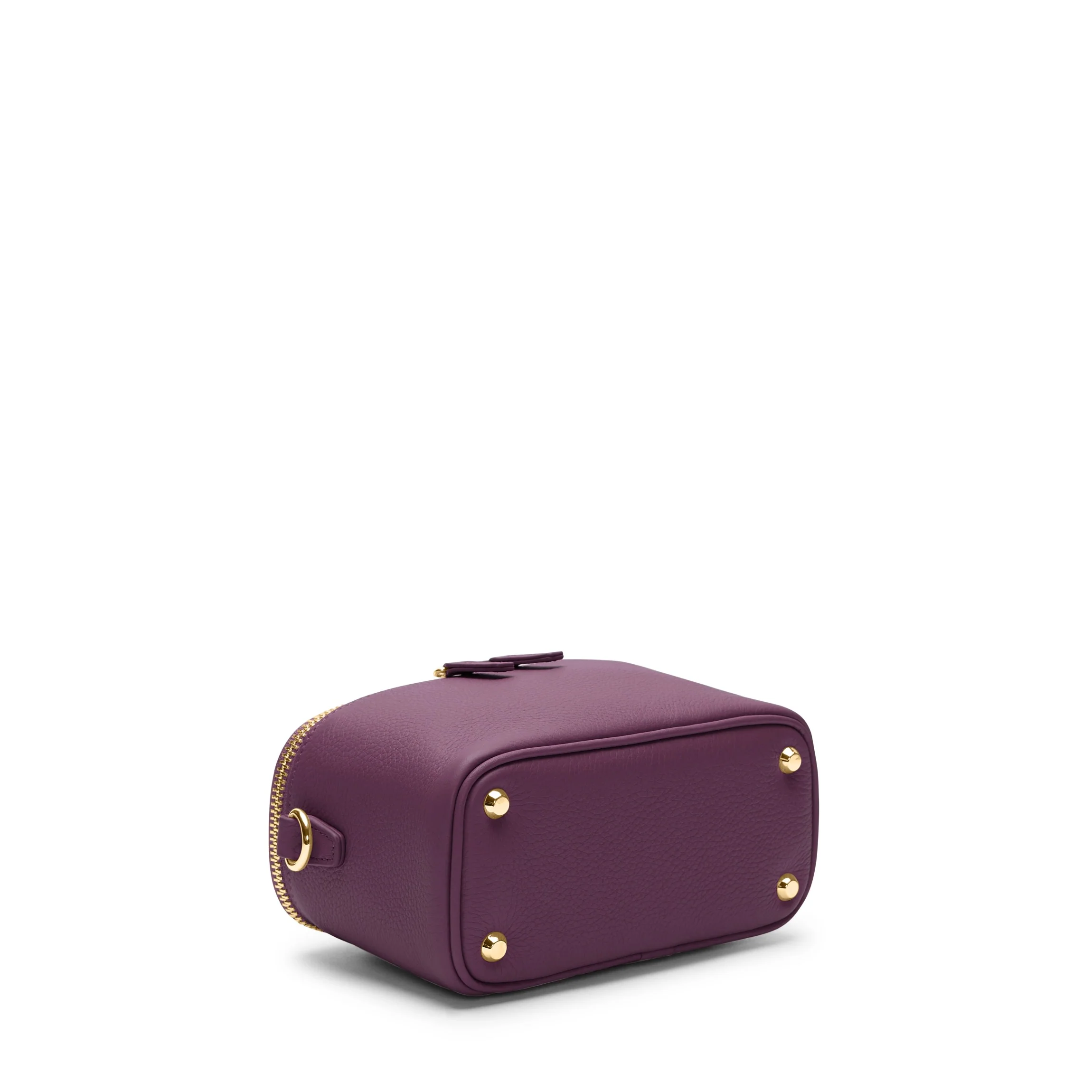 Maddie Micro Train Case Crossbody Deep Plum - Image 9
