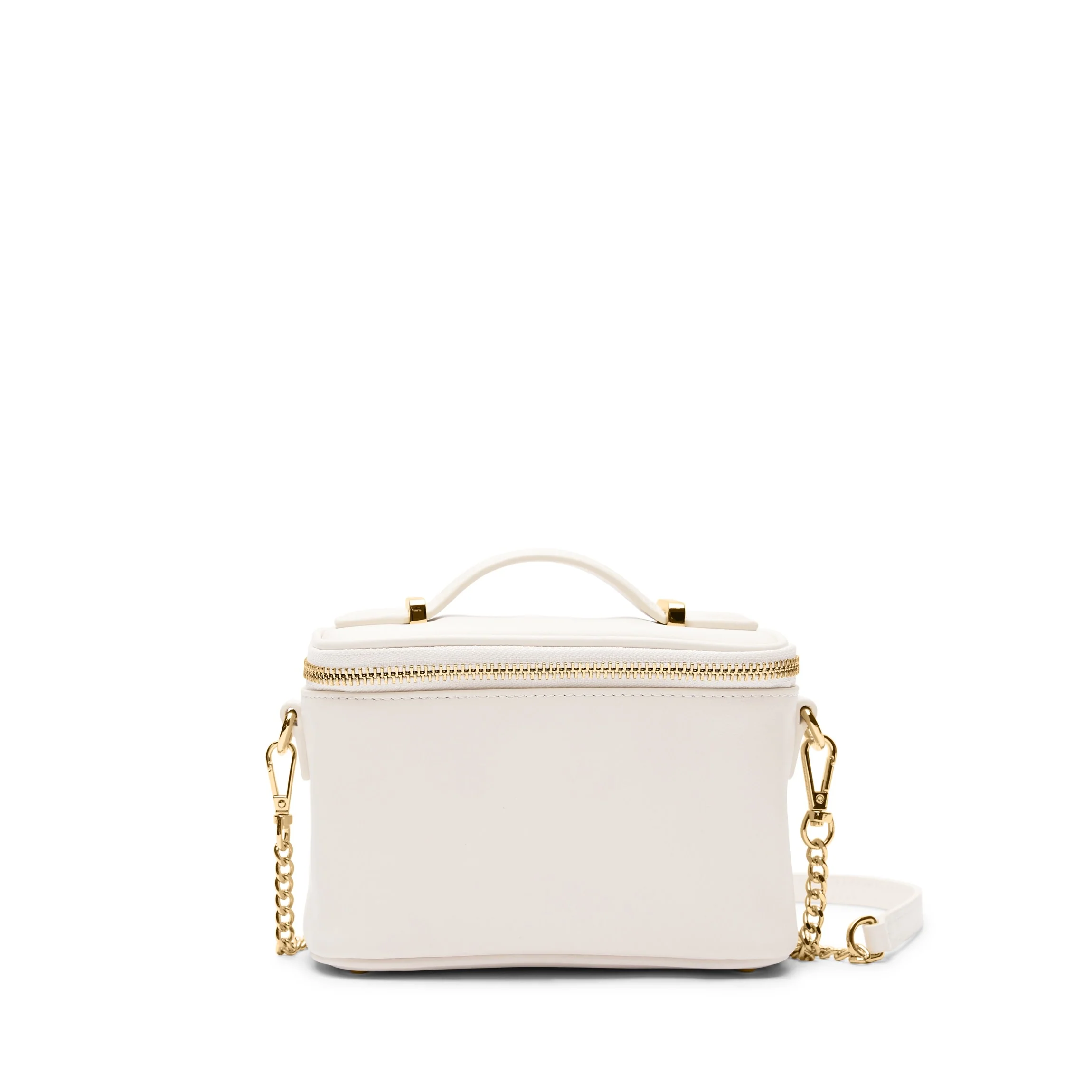 Maddie Micro Train Case Crossbody Ivory